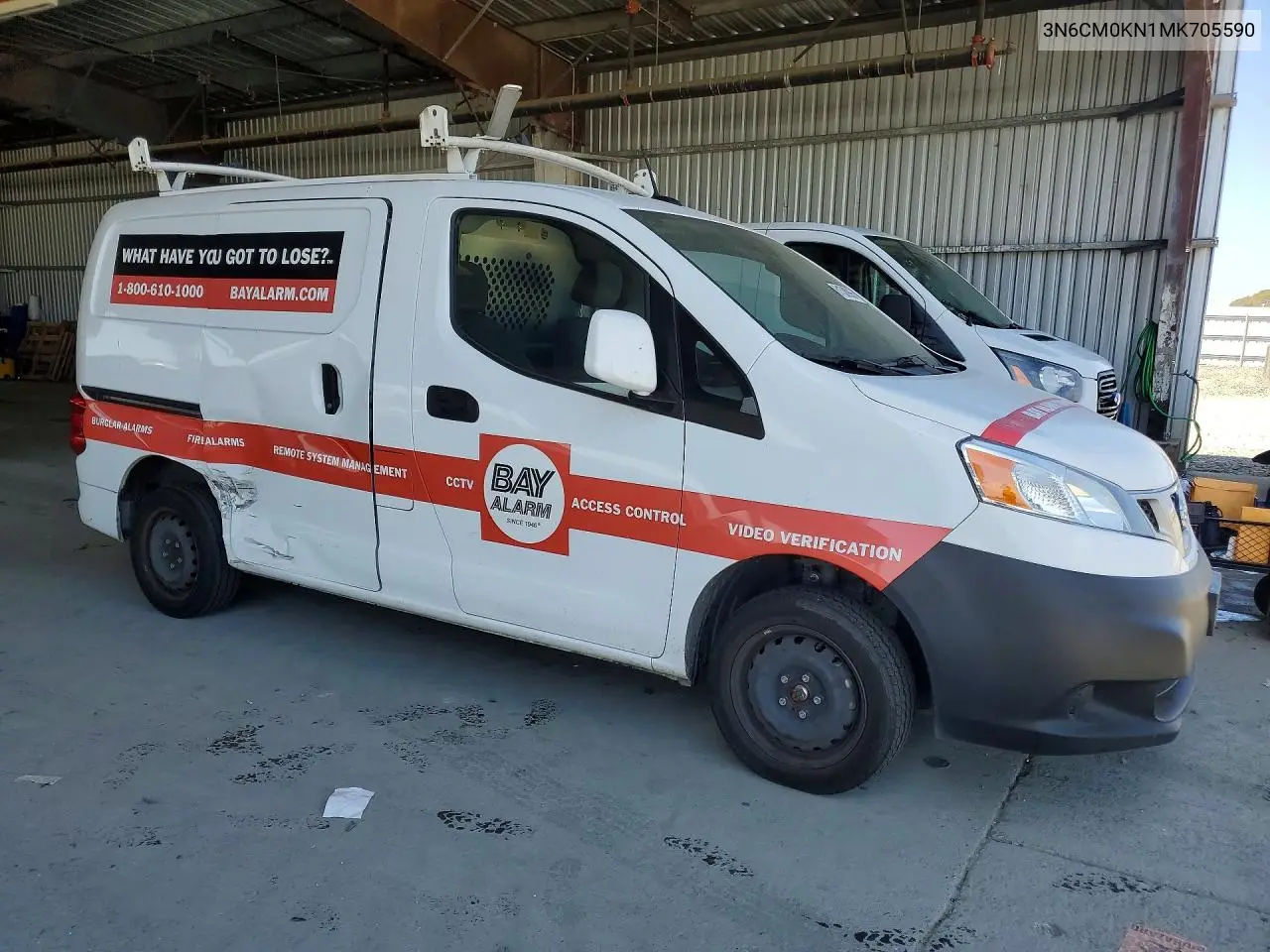 2021 Nissan Nv200 VIN: 3N6CM0KN1MK705590 Lot: 61538996