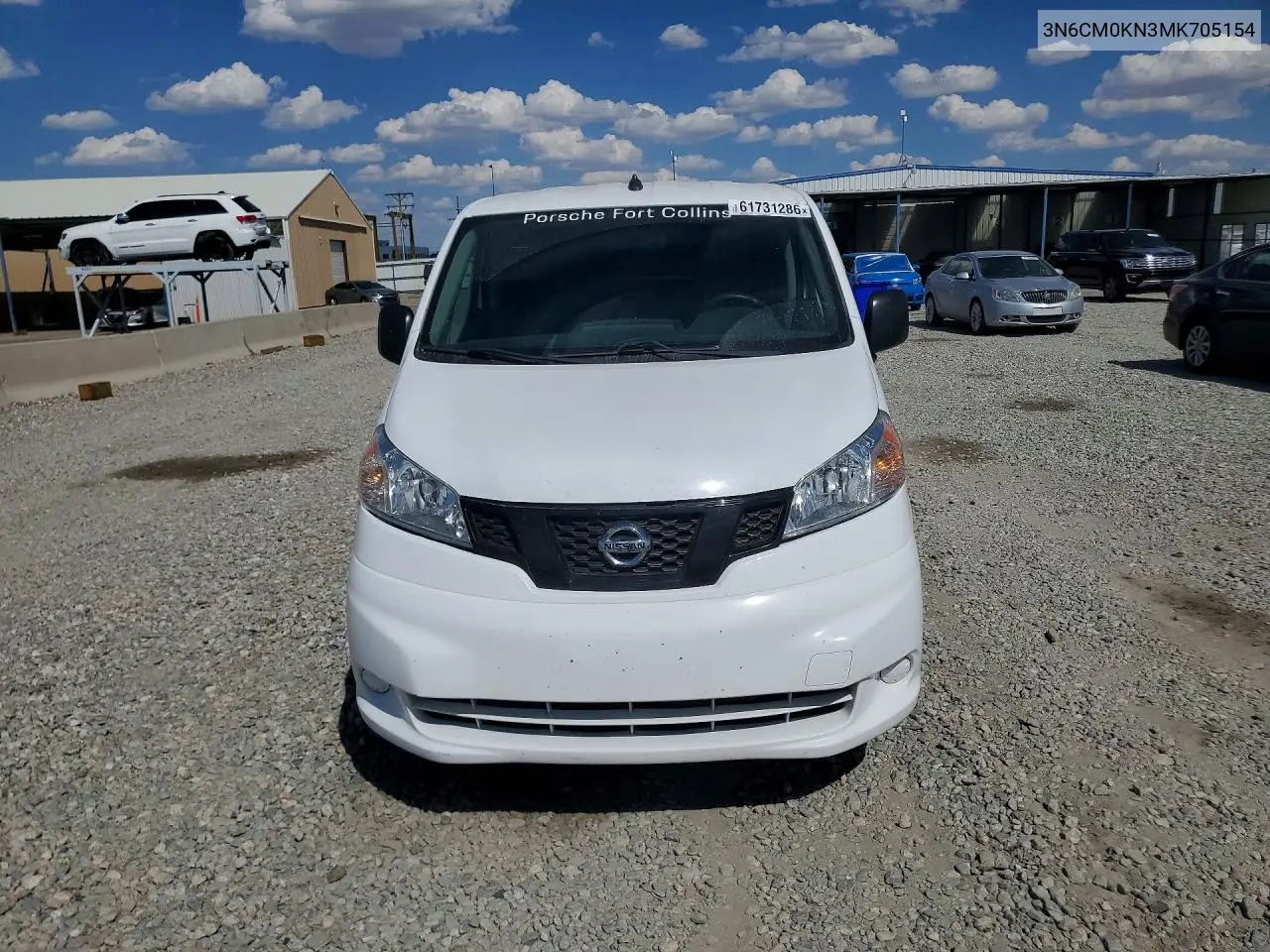 2021 Nissan Nv200 S VIN: 3N6CM0KN3MK705154 Lot: 61731286