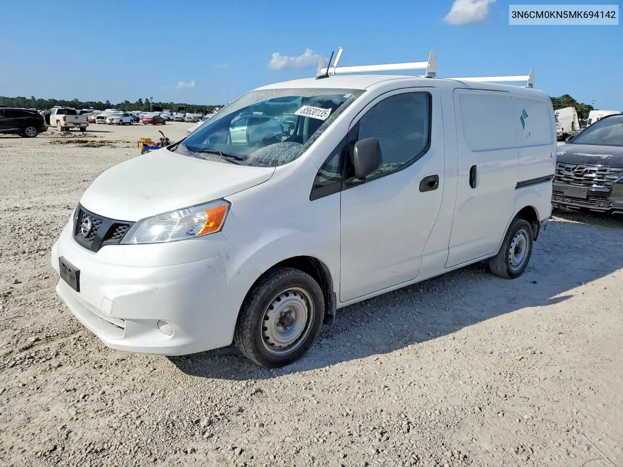 2021 Nissan Nv200 S VIN: 3N6CM0KN5MK694142 Lot: 85630135