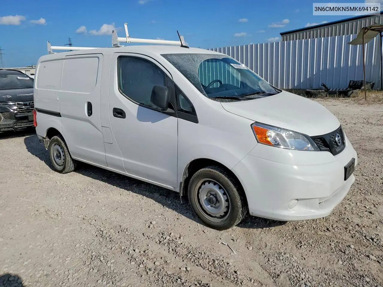 2021 Nissan Nv200 S VIN: 3N6CM0KN5MK694142 Lot: 85630135