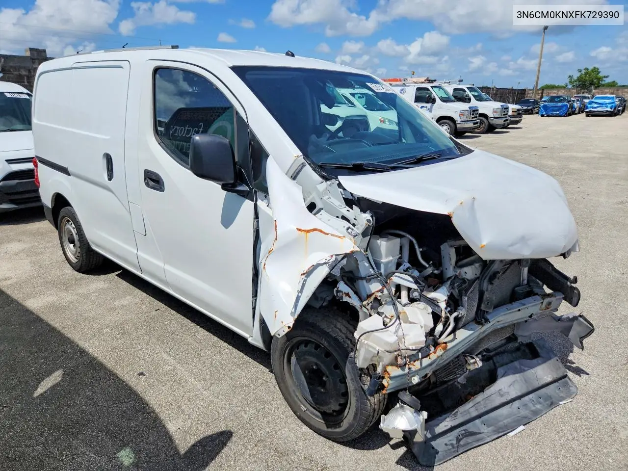 2015 Nissan Nv200 S VIN: 3N6CM0KNXFK729390 Lot: 58302246