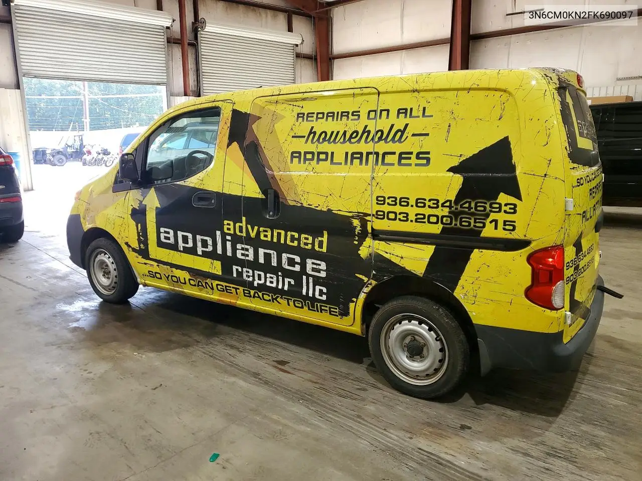 2015 Nissan Nv200 S VIN: 3N6CM0KN2FK690097 Lot: 62031676
