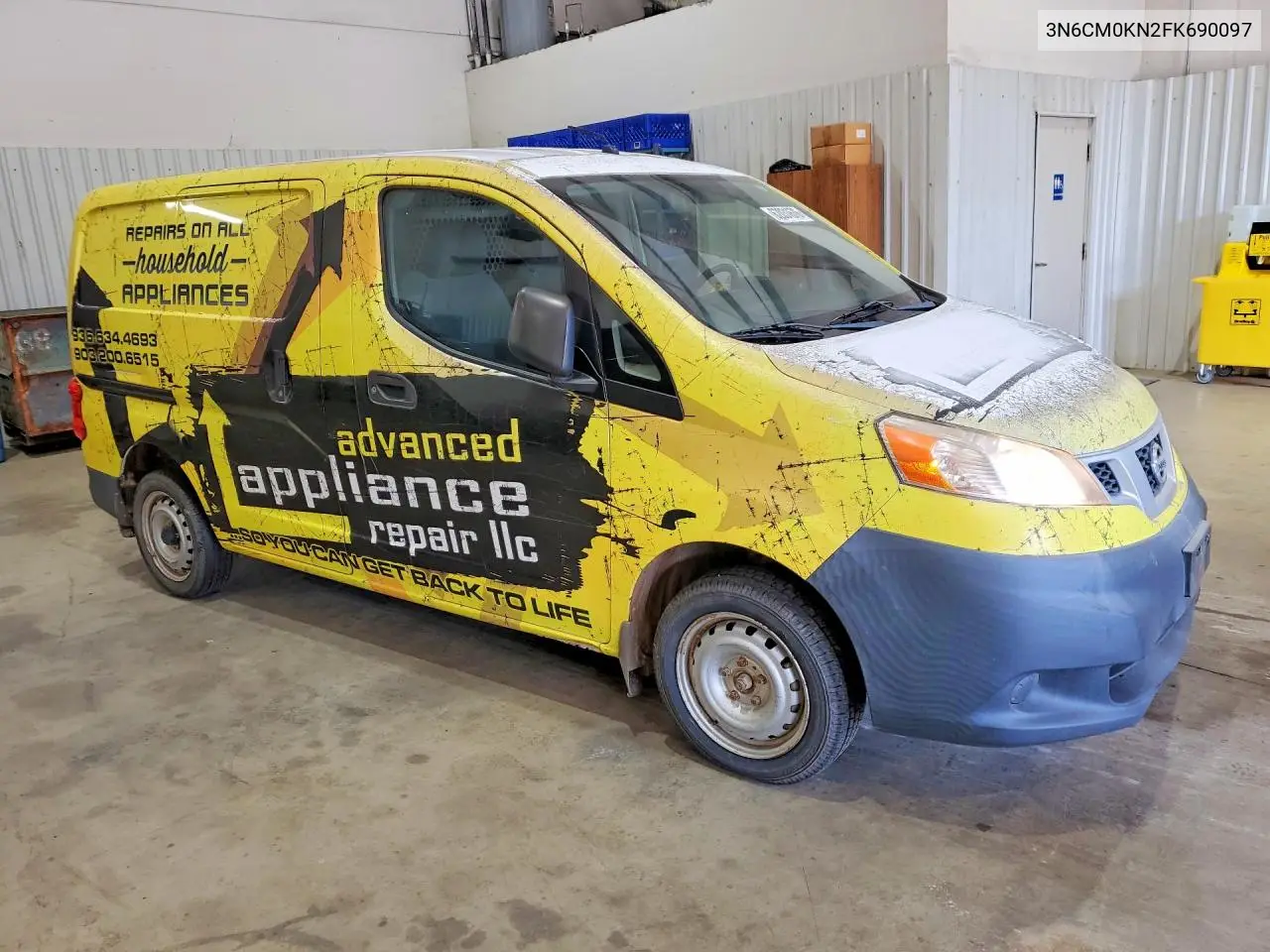 2015 Nissan Nv200 S VIN: 3N6CM0KN2FK690097 Lot: 62031676