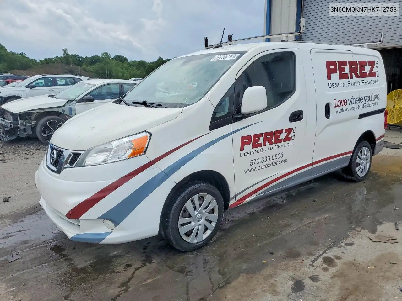 2017 Nissan Nv200 Sv VIN: 3N6CM0KN7HK712758 Lot: 59995776