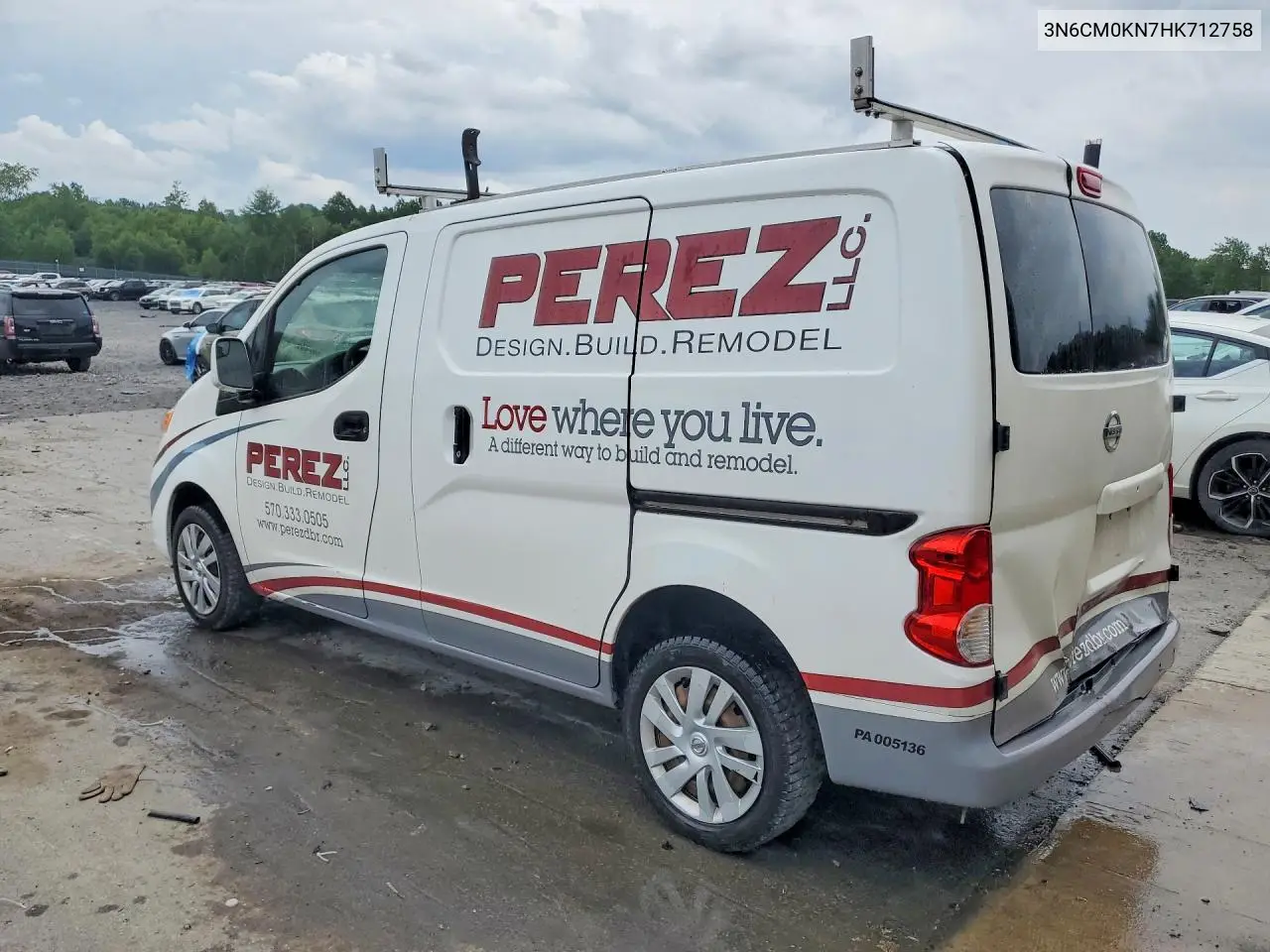 2017 Nissan Nv200 Sv VIN: 3N6CM0KN7HK712758 Lot: 59995776