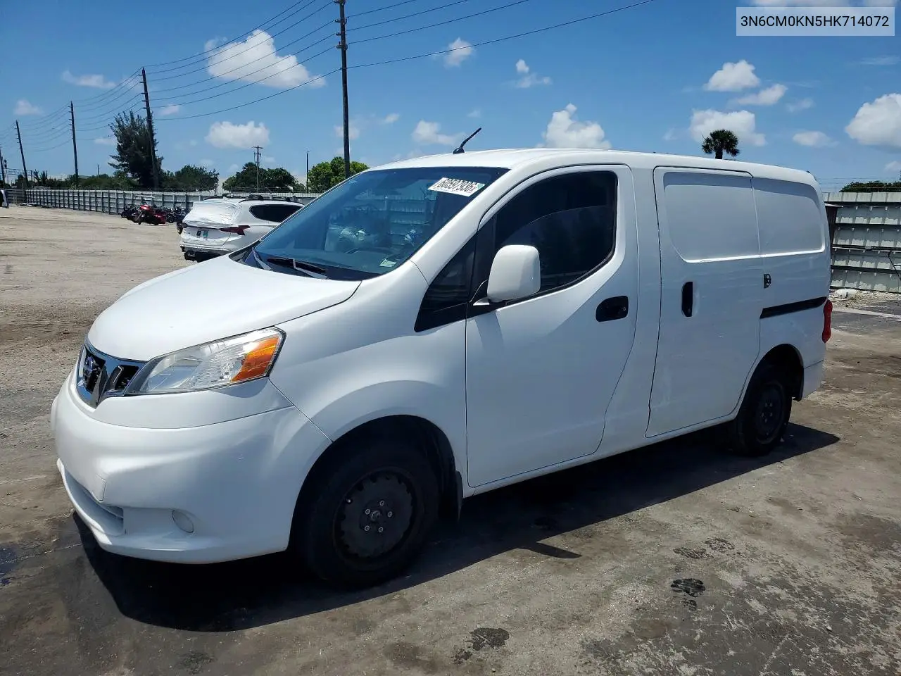 2017 Nissan Nv200 Sv VIN: 3N6CM0KN5HK714072 Lot: 60597936