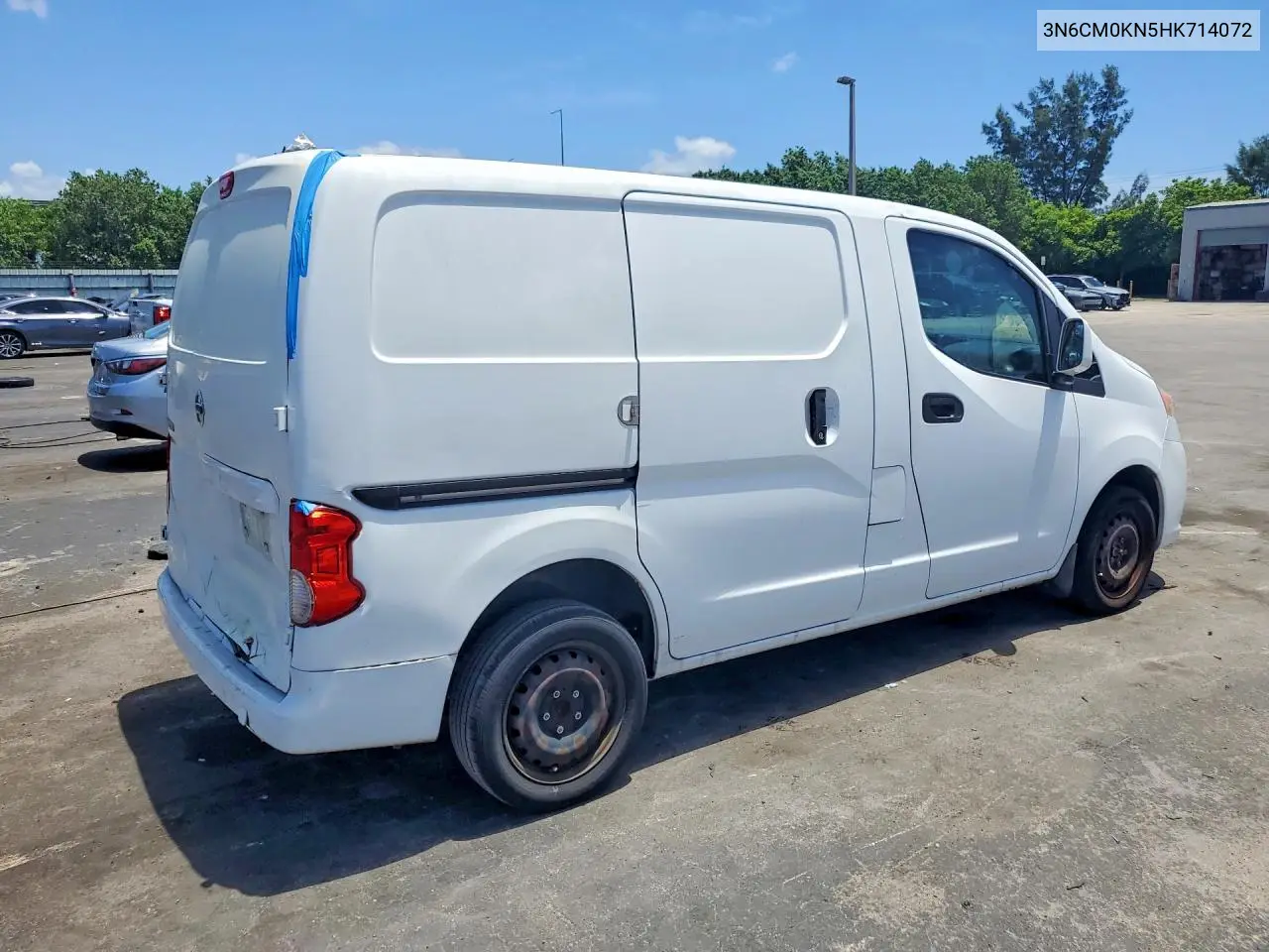 2017 Nissan Nv200 Sv VIN: 3N6CM0KN5HK714072 Lot: 60597936