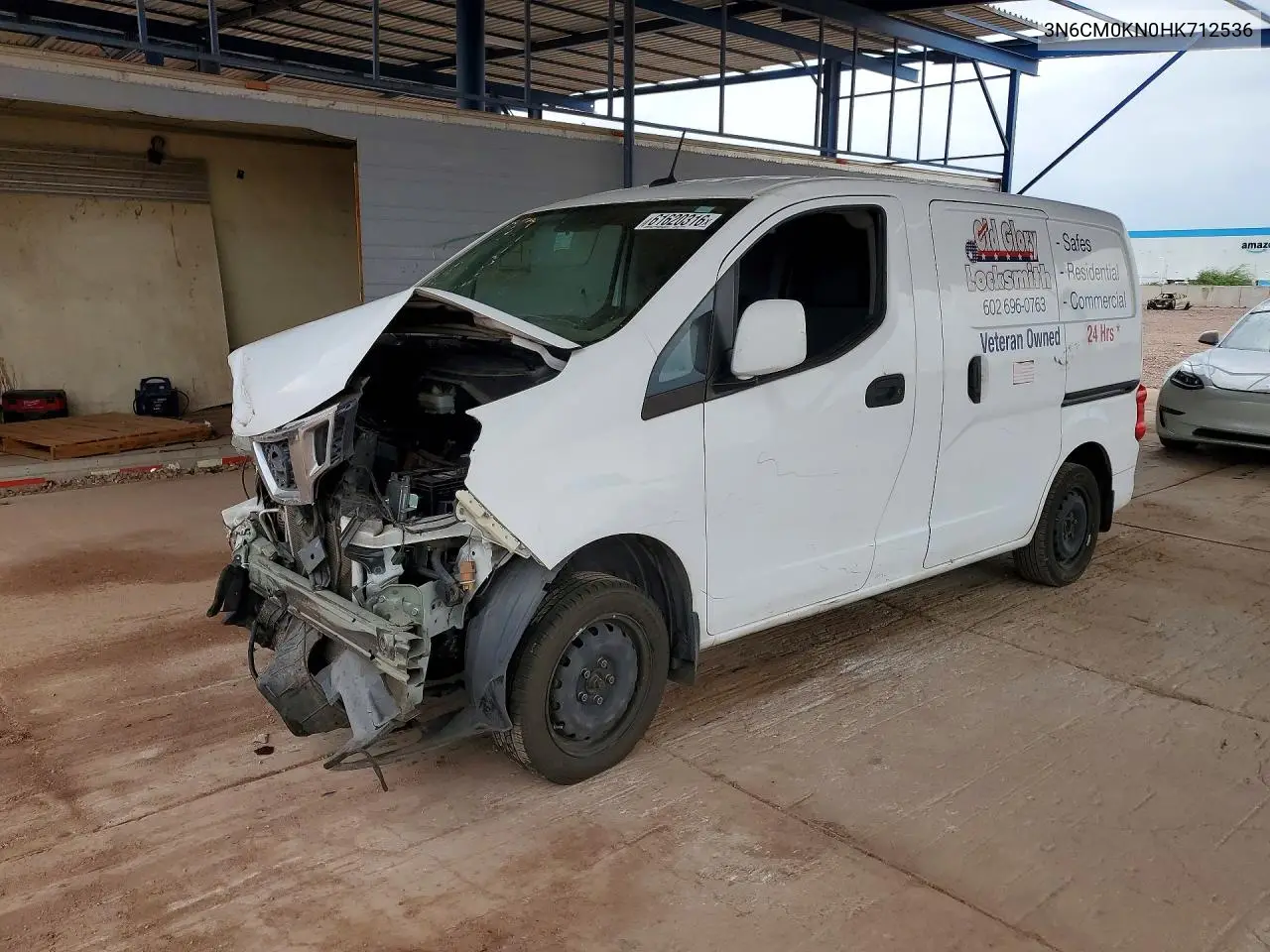 2017 Nissan Nv200 Sv VIN: 3N6CM0KN0HK712536 Lot: 61620316