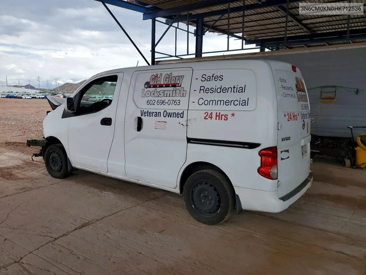 2017 Nissan Nv200 Sv VIN: 3N6CM0KN0HK712536 Lot: 61620316