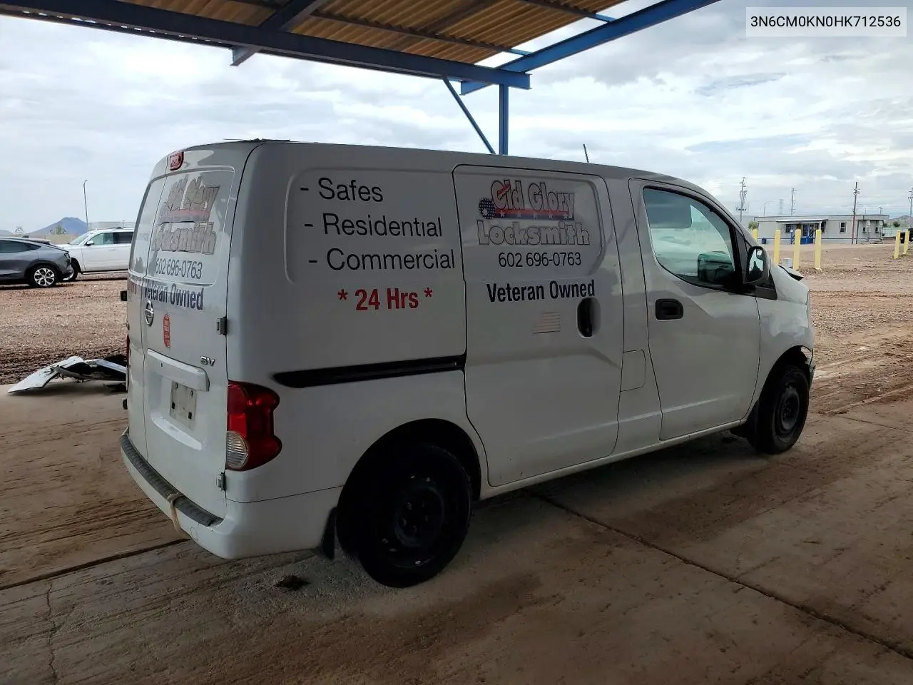 2017 Nissan Nv200 Sv VIN: 3N6CM0KN0HK712536 Lot: 61620316