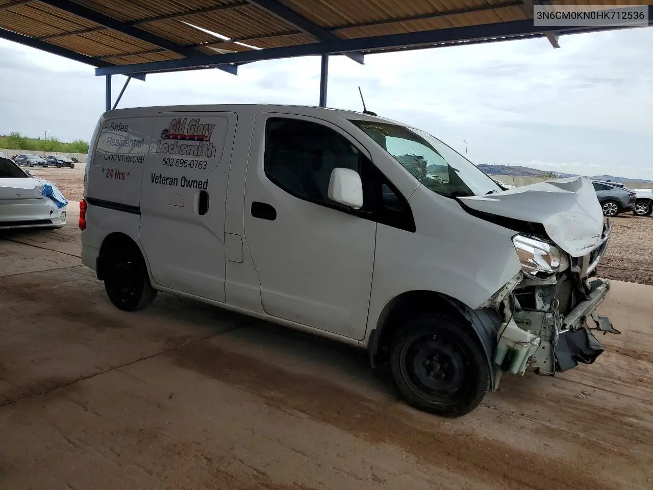 2017 Nissan Nv200 Sv VIN: 3N6CM0KN0HK712536 Lot: 61620316