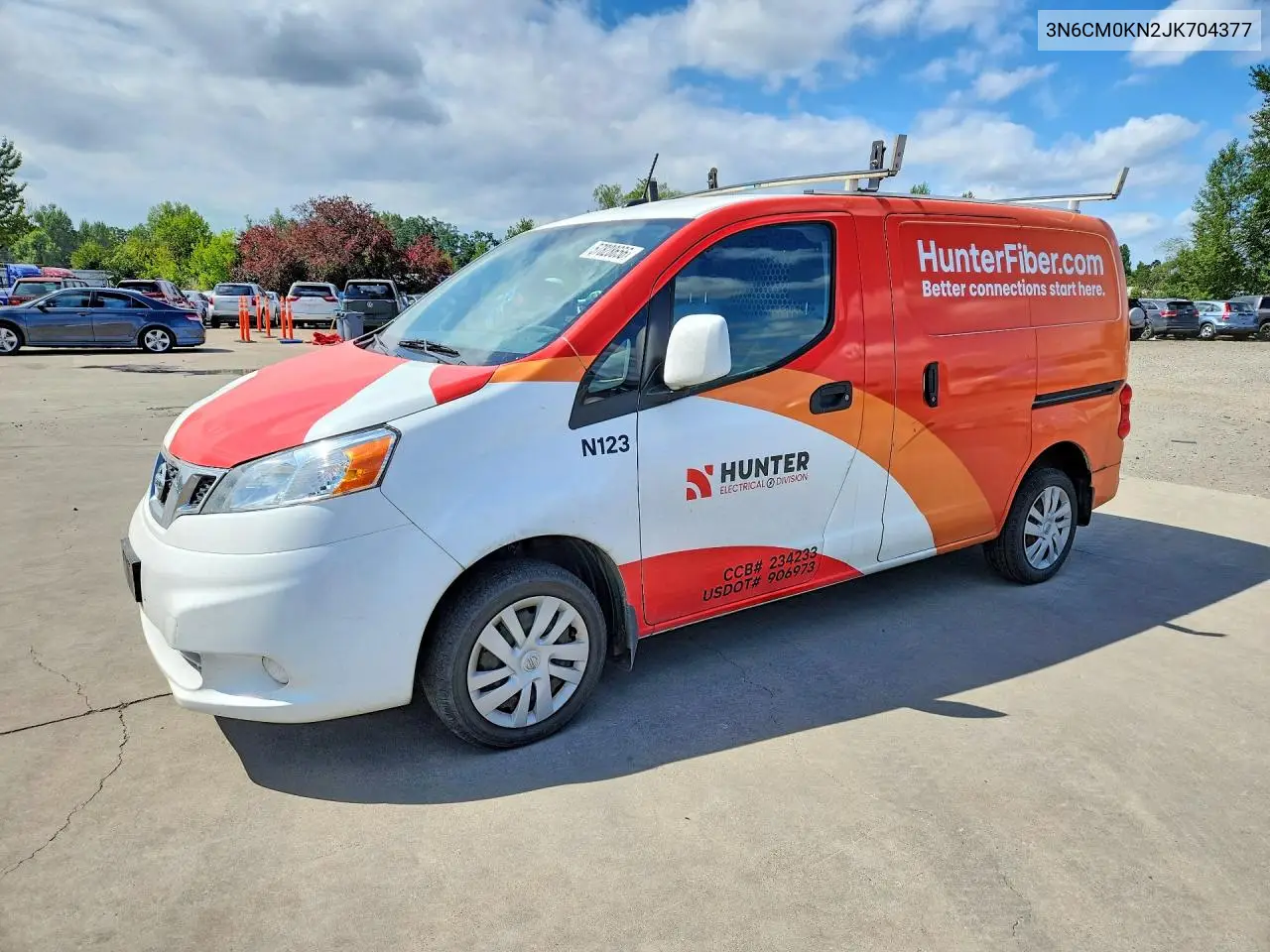 2018 Nissan Nv200 Delivery Van VIN: 3N6CM0KN2JK704377 Lot: 57828656