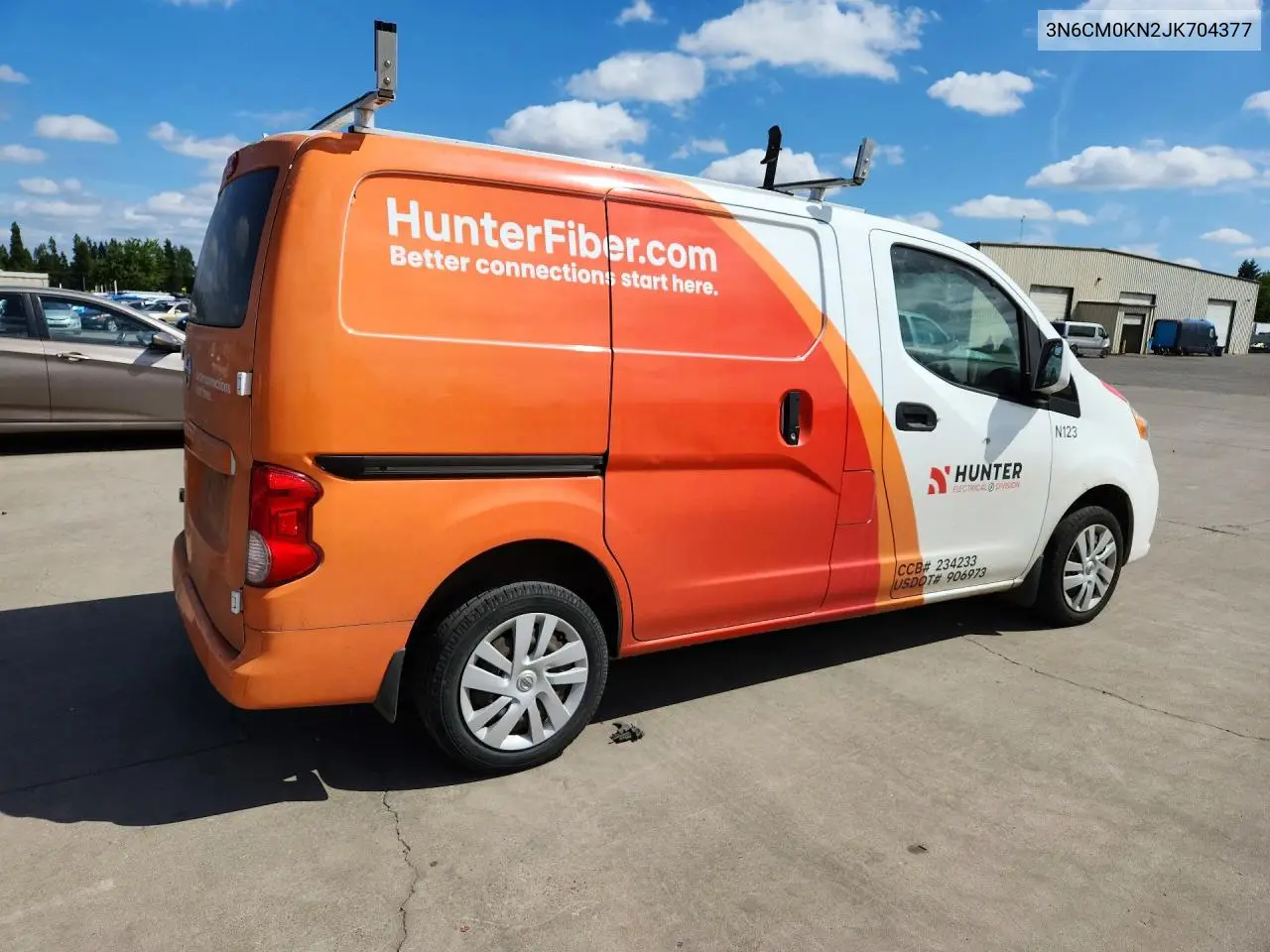 2018 Nissan Nv200 Delivery Van VIN: 3N6CM0KN2JK704377 Lot: 57828656