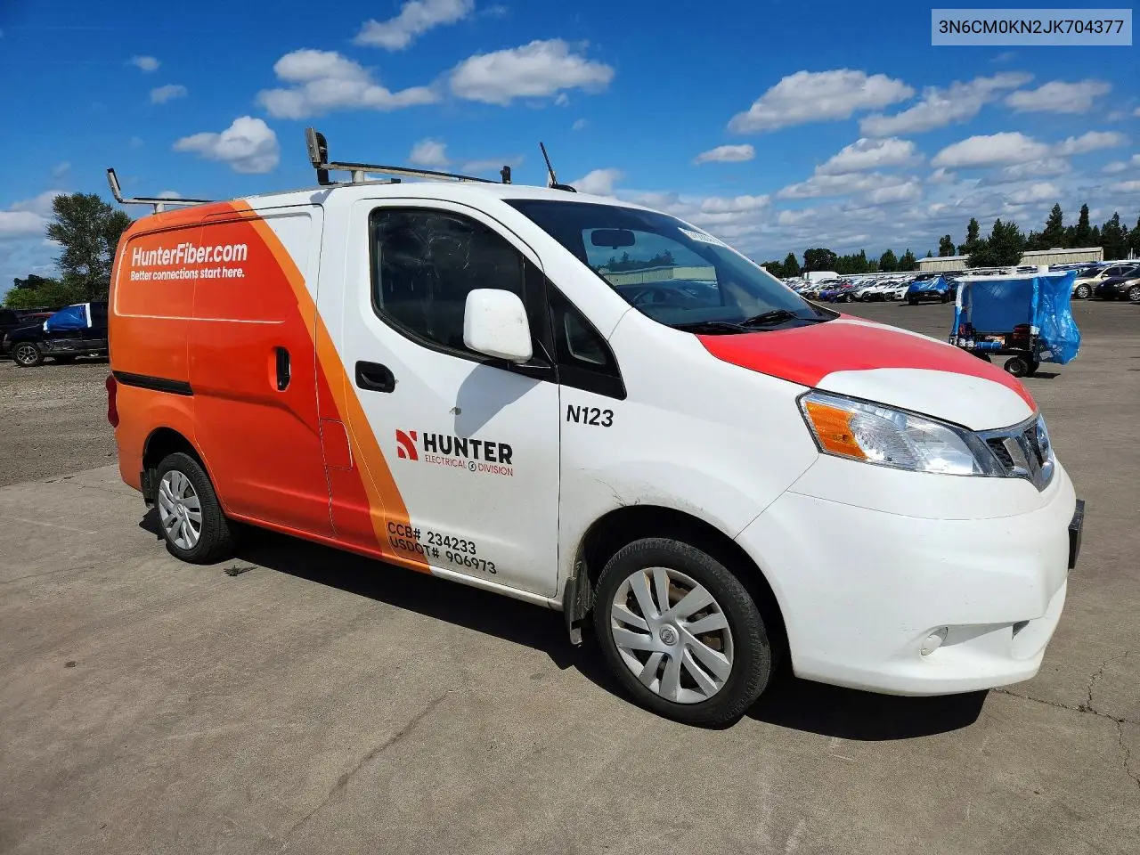 2018 Nissan Nv200 Delivery Van VIN: 3N6CM0KN2JK704377 Lot: 57828656