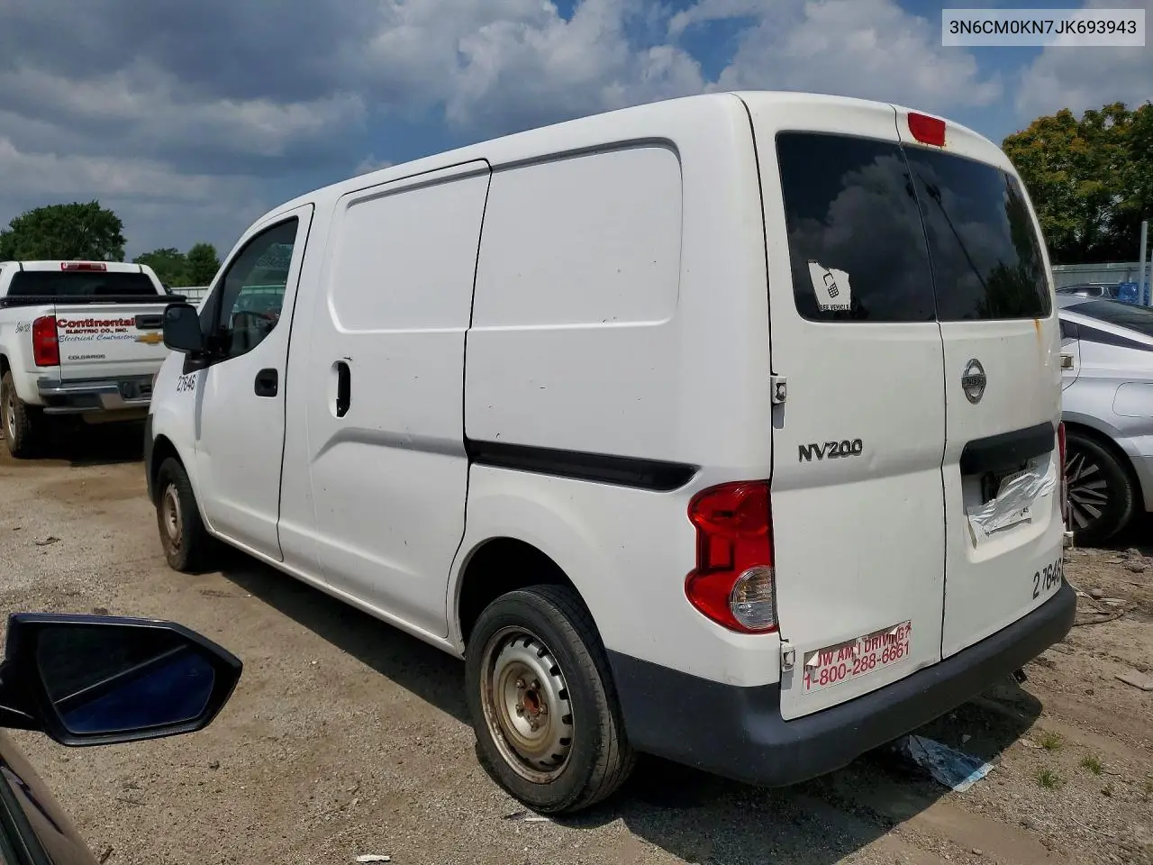 2018 Nissan Nv200 S VIN: 3N6CM0KN7JK693943 Lot: 61855406