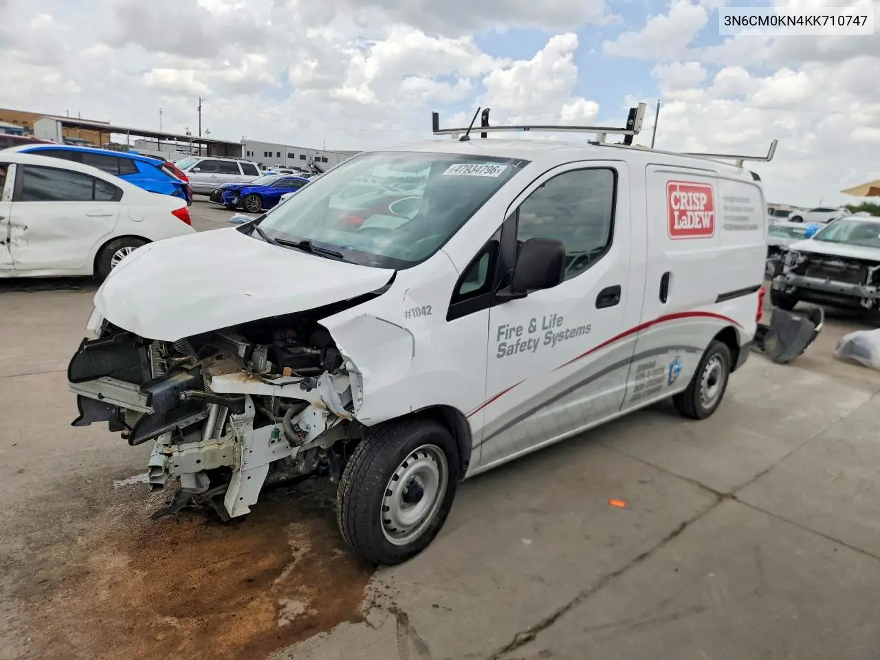 2019 Nissan Nv200 S VIN: 3N6CM0KN4KK710747 Lot: 47934796