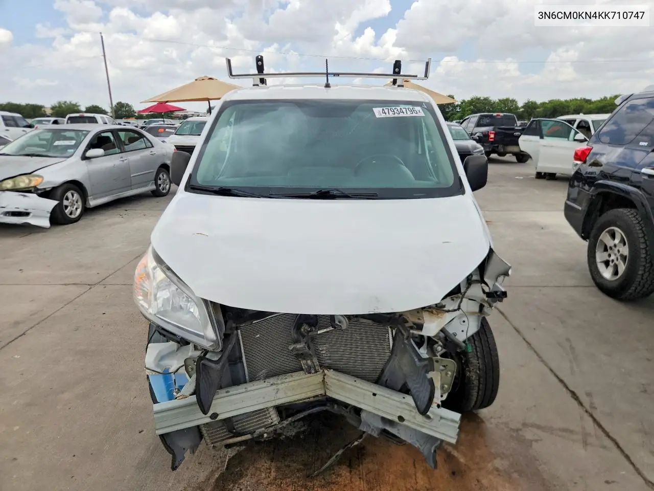 2019 Nissan Nv200 S VIN: 3N6CM0KN4KK710747 Lot: 47934796