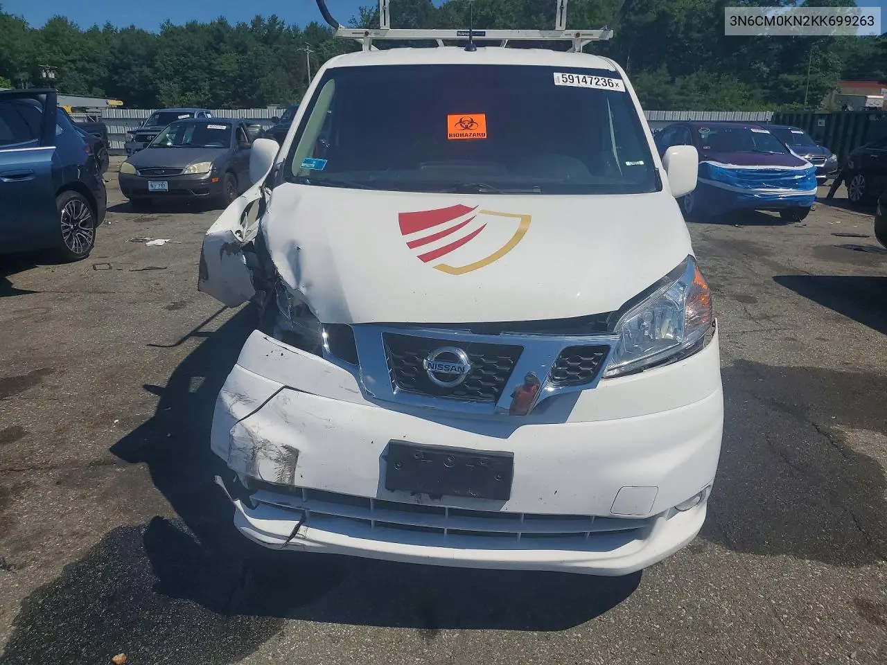 2019 Nissan Nv200 Sv VIN: 3N6CM0KN2KK699263 Lot: 59147236