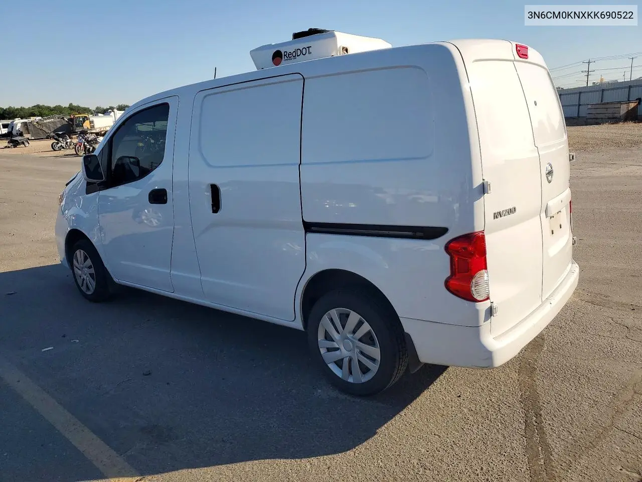2019 Nissan Nv200 Sv VIN: 3N6CM0KNXKK690522 Lot: 60509656