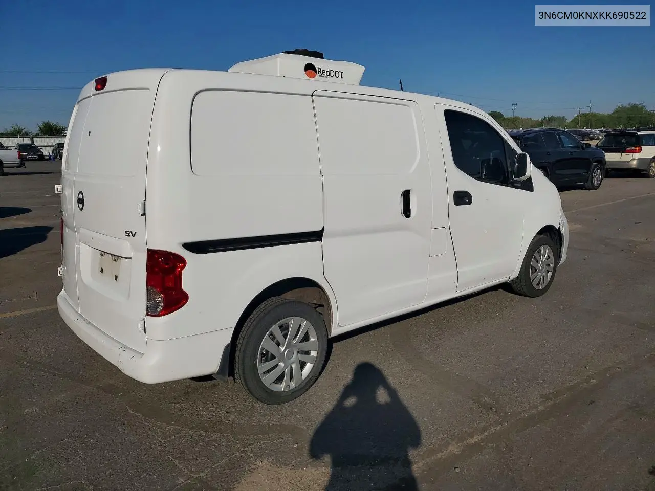 2019 Nissan Nv200 Sv VIN: 3N6CM0KNXKK690522 Lot: 60509656