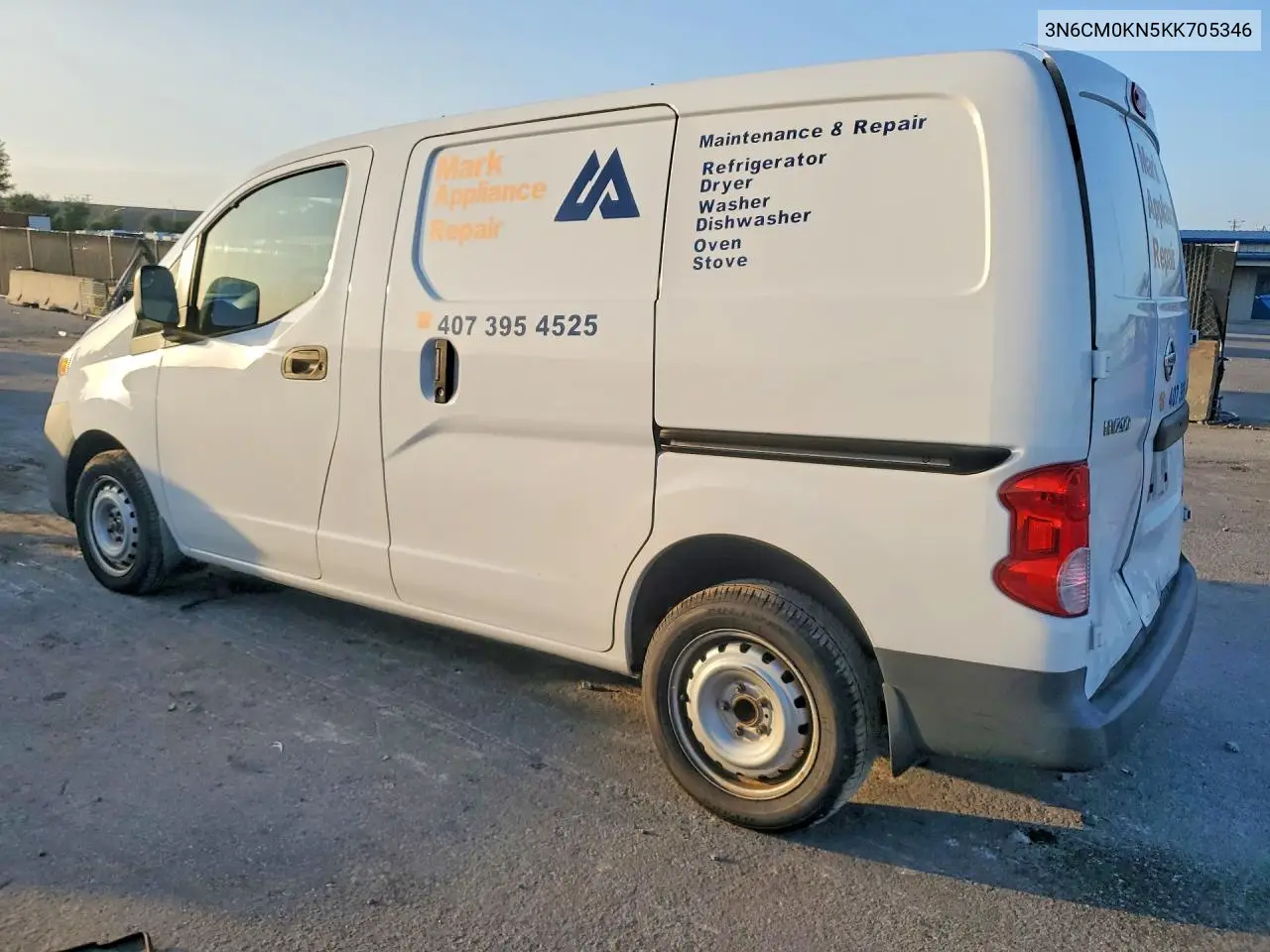 2019 Nissan Nv200 S VIN: 3N6CM0KN5KK705346 Lot: 60705876