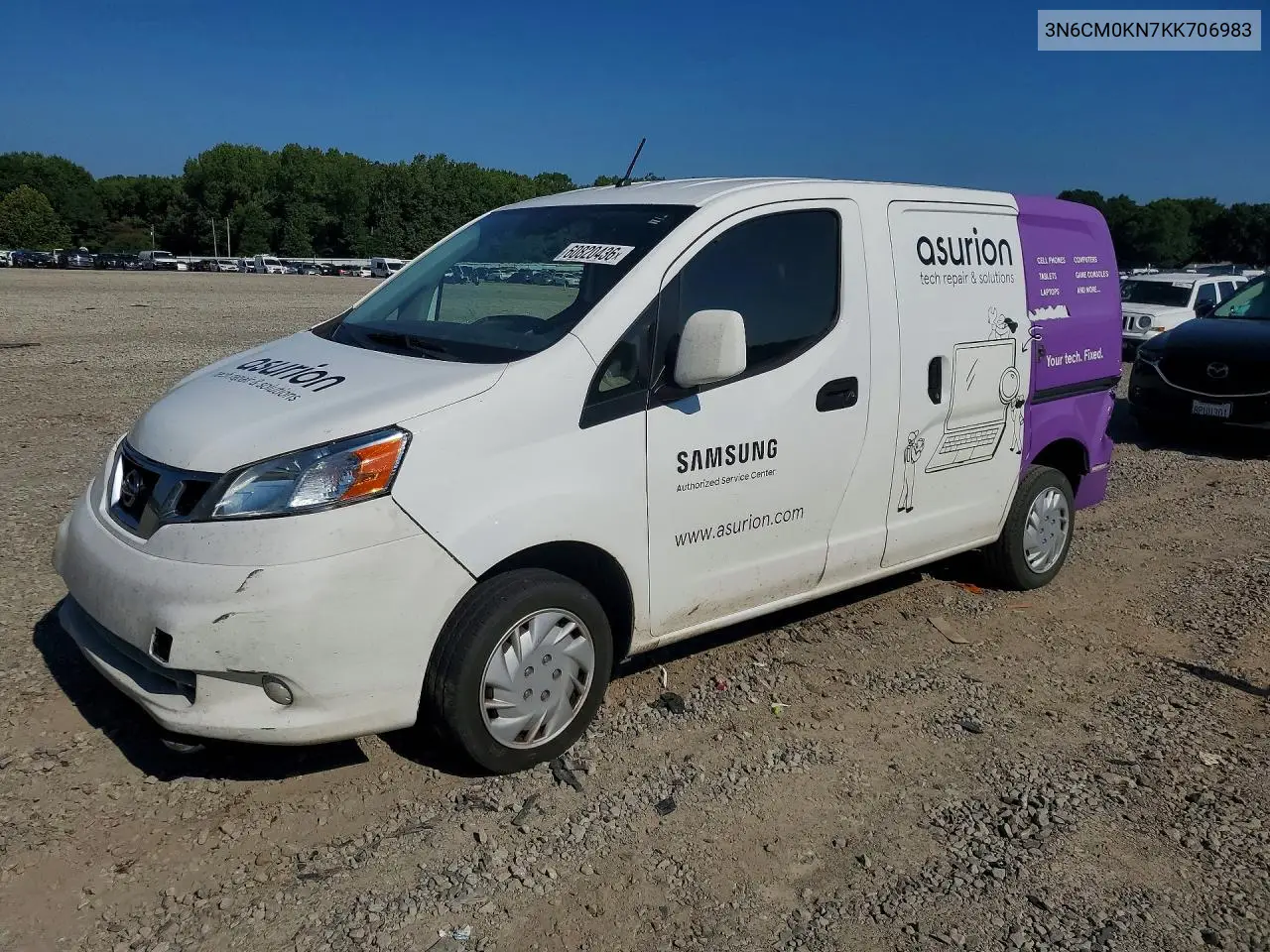 2019 Nissan Nv200 Sv VIN: 3N6CM0KN7KK706983 Lot: 60820436