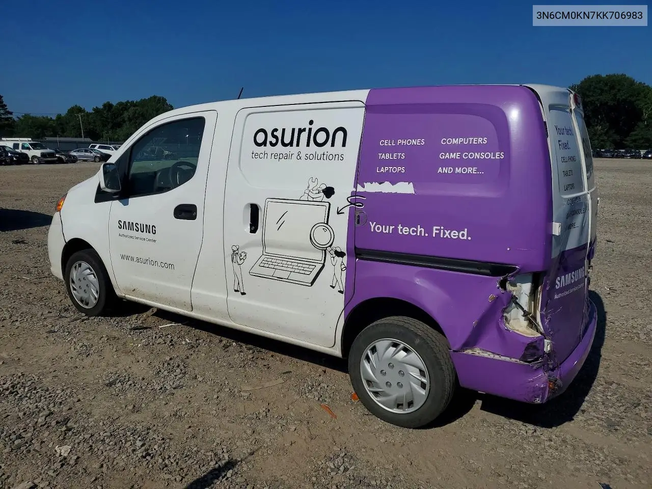 2019 Nissan Nv200 Sv VIN: 3N6CM0KN7KK706983 Lot: 60820436
