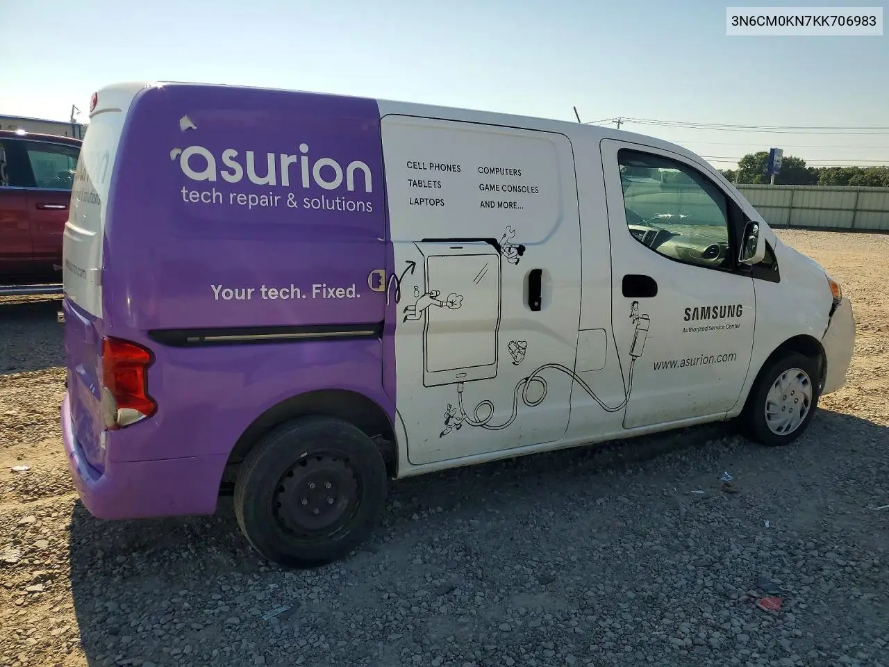 2019 Nissan Nv200 Sv VIN: 3N6CM0KN7KK706983 Lot: 60820436