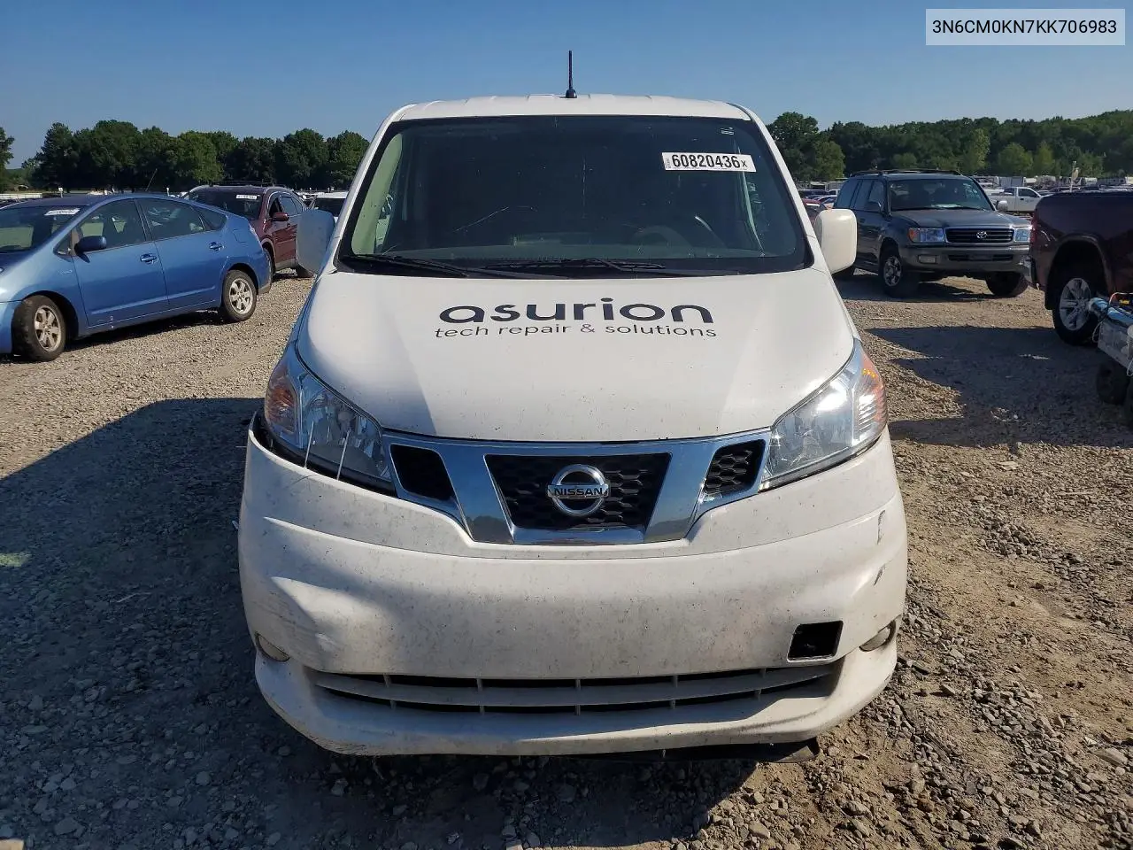 2019 Nissan Nv200 Sv VIN: 3N6CM0KN7KK706983 Lot: 60820436