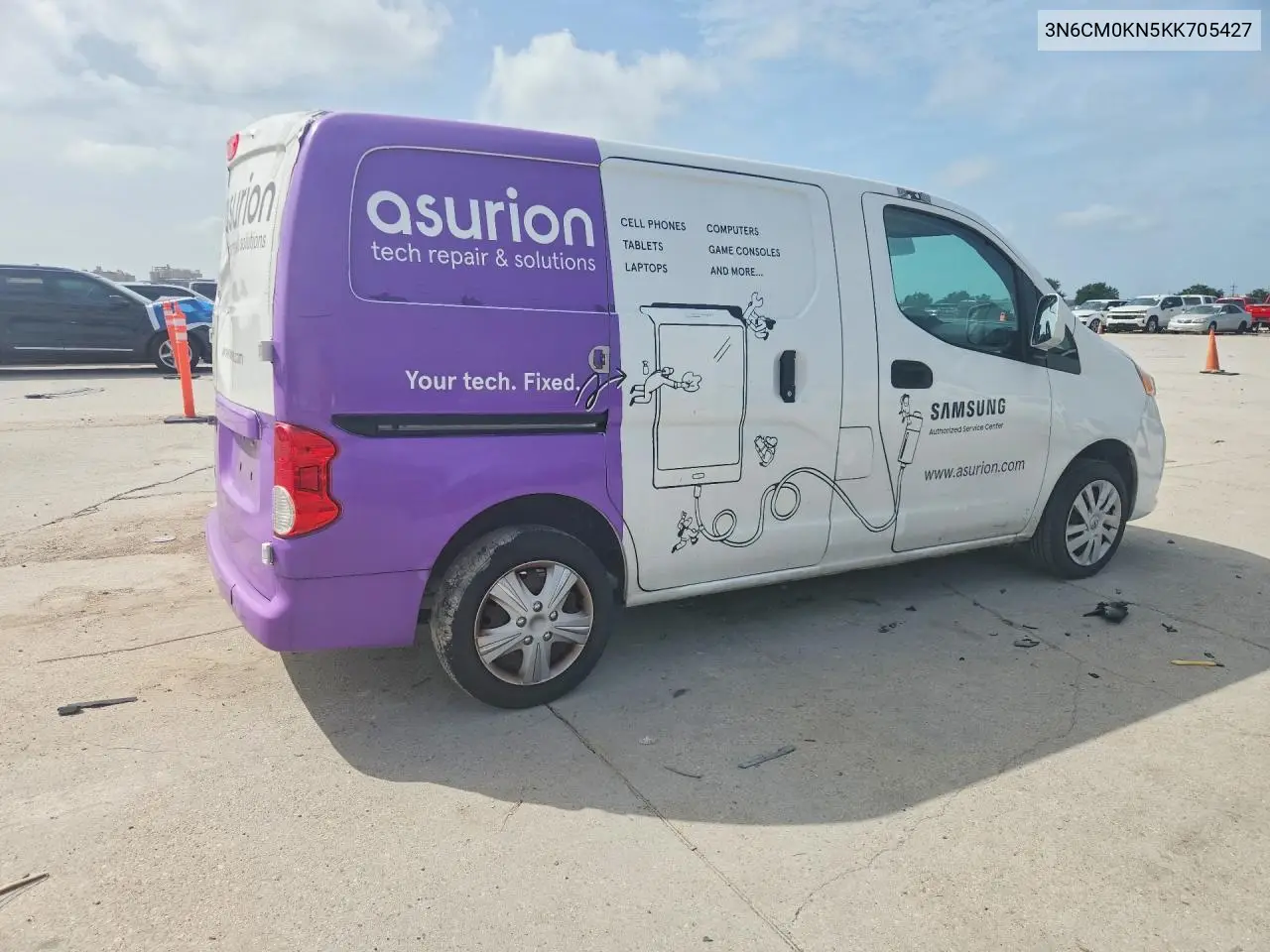 2019 Nissan Nv200 Sv VIN: 3N6CM0KN5KK705427 Lot: 61178746