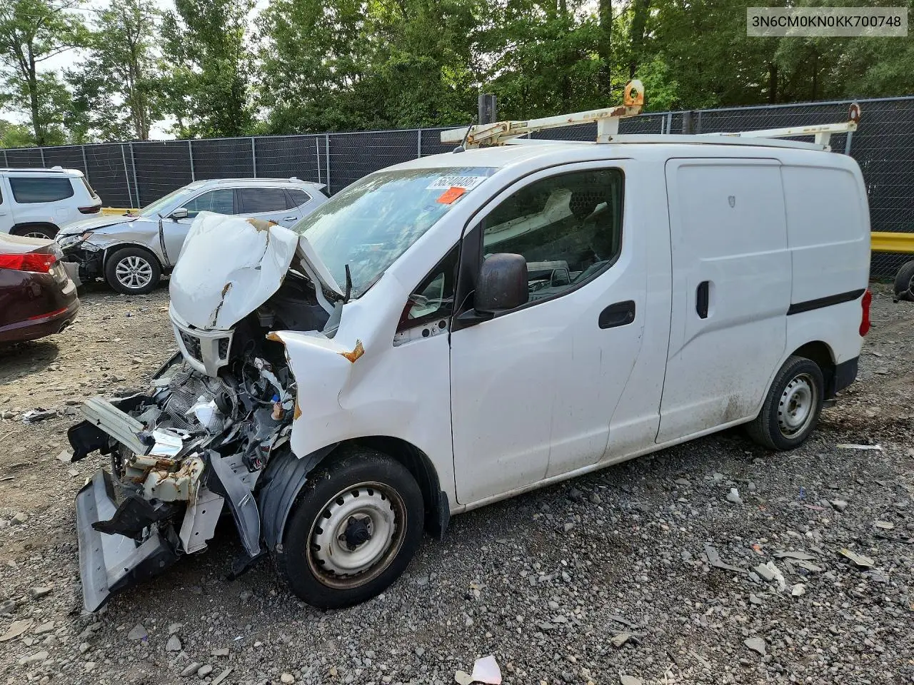 2019 Nissan Nv200 S VIN: 3N6CM0KN0KK700748 Lot: 61612016