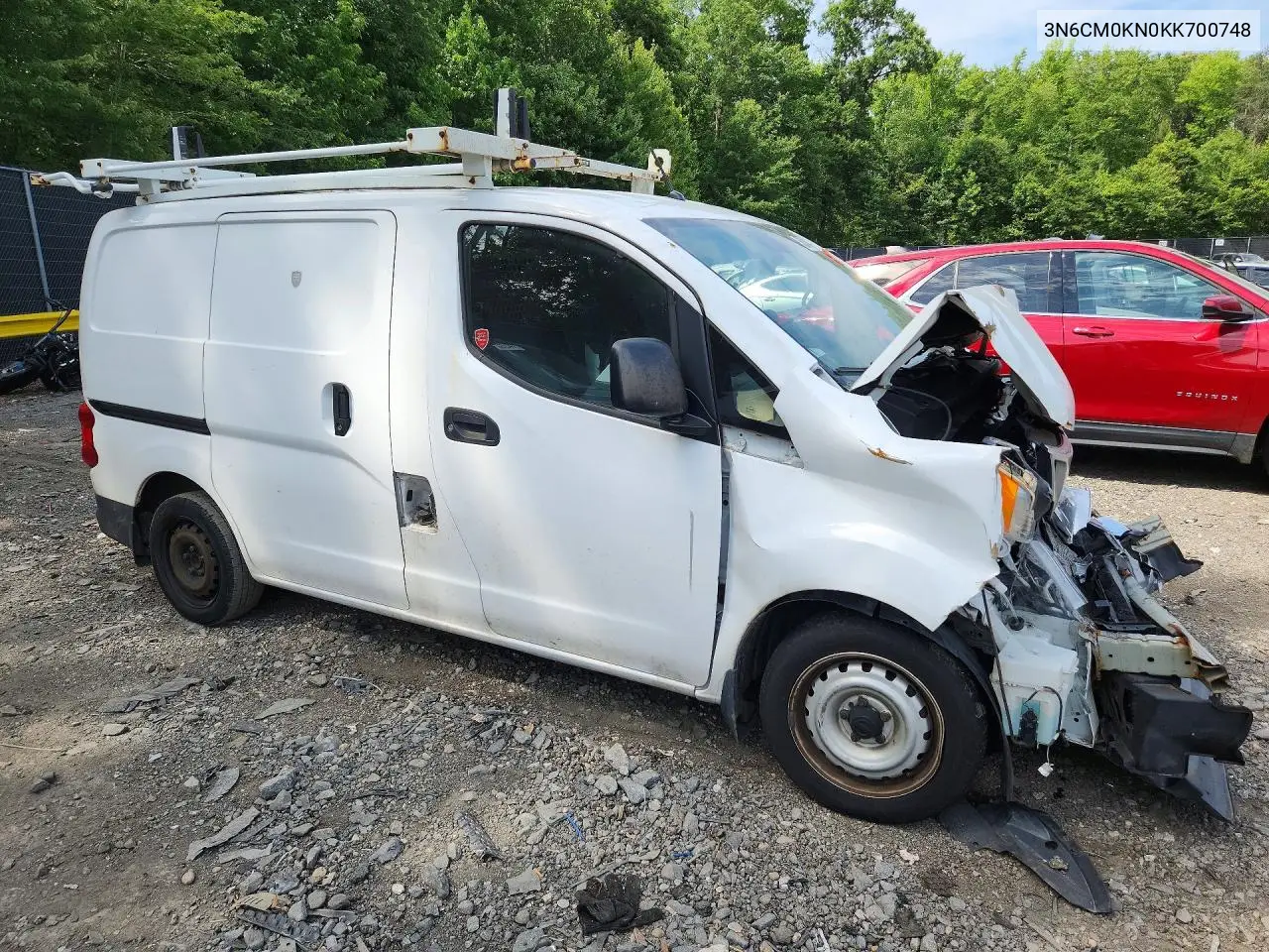2019 Nissan Nv200 S VIN: 3N6CM0KN0KK700748 Lot: 61612016
