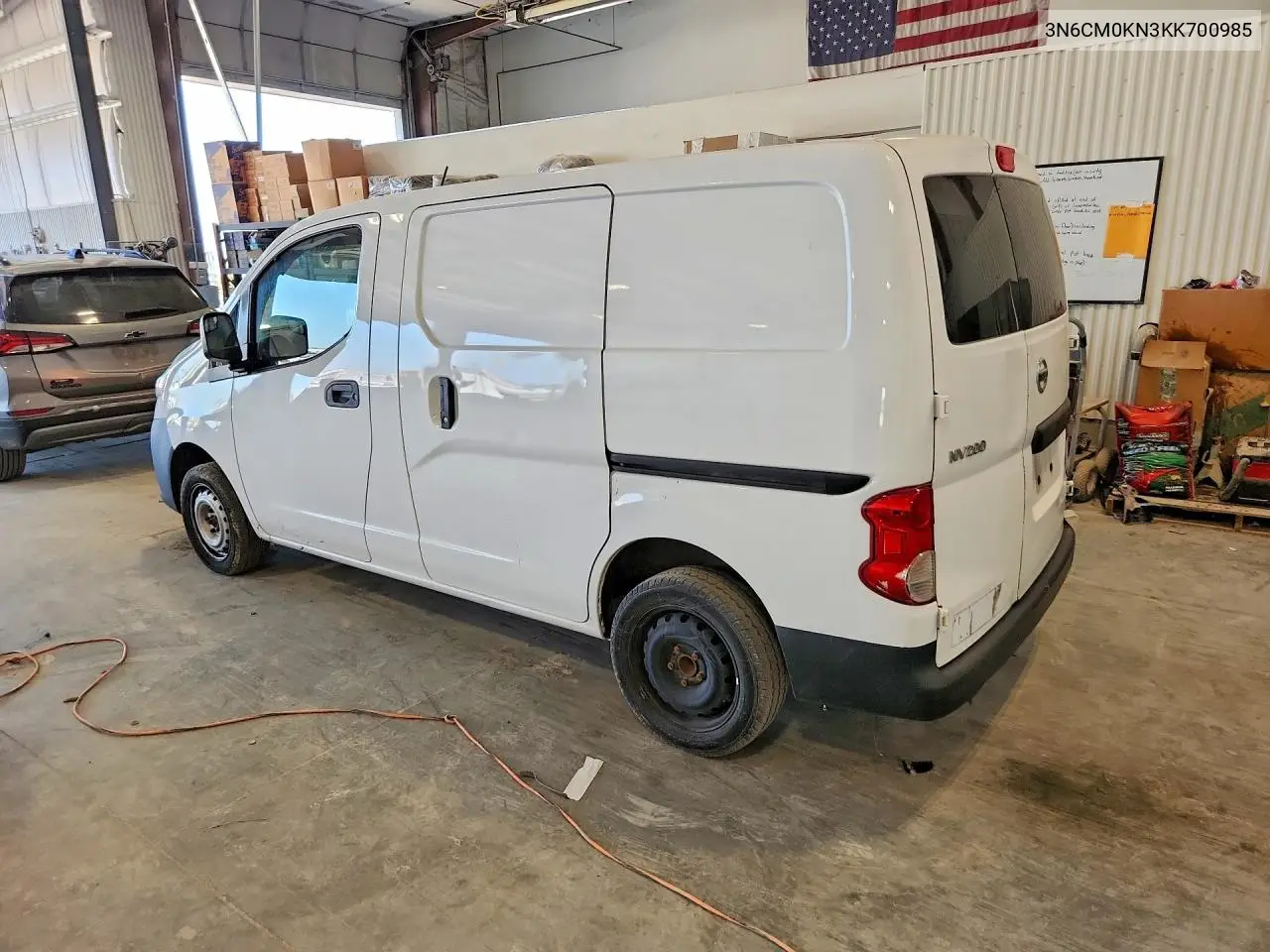 2019 Nissan Nv200 S VIN: 3N6CM0KN3KK700985 Lot: 61866966