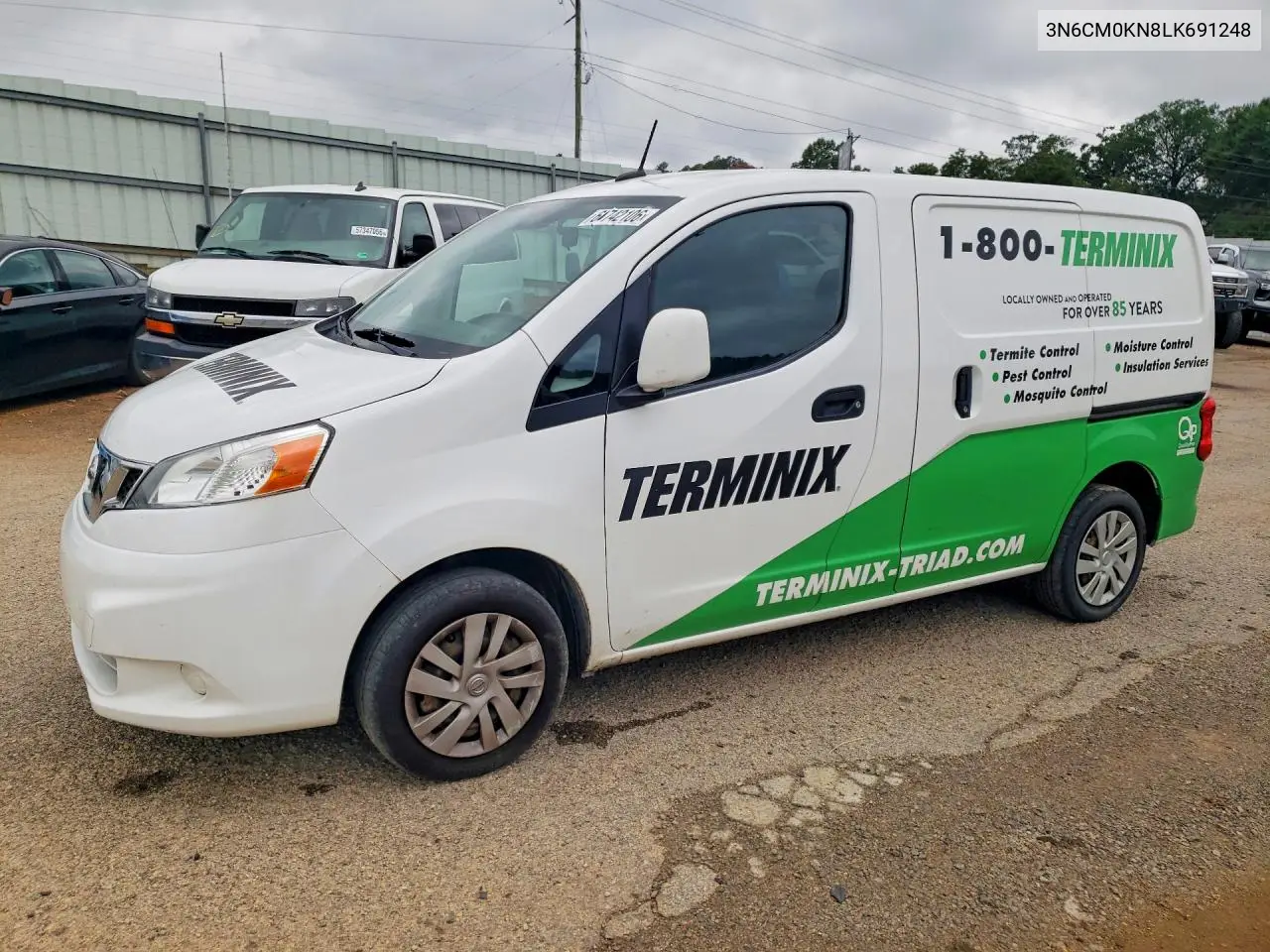 2020 Nissan Nv200 VIN: 3N6CM0KN8LK691248 Lot: 60742106