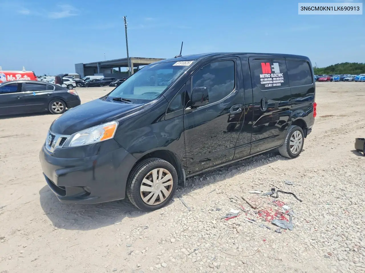 2020 Nissan Nv200 Sv VIN: 3N6CM0KN1LK690913 Lot: 61910626