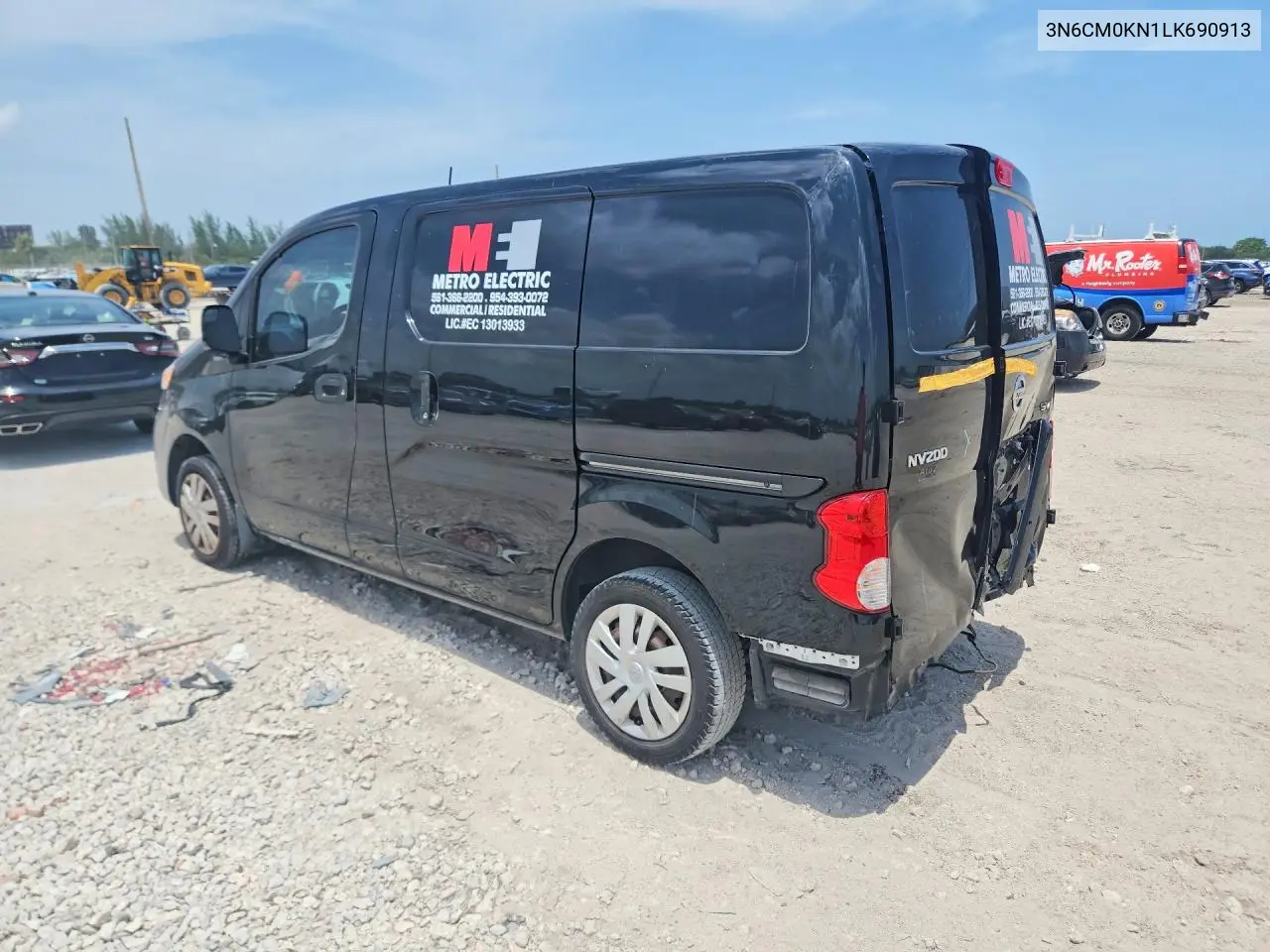 2020 Nissan Nv200 Sv VIN: 3N6CM0KN1LK690913 Lot: 61910626
