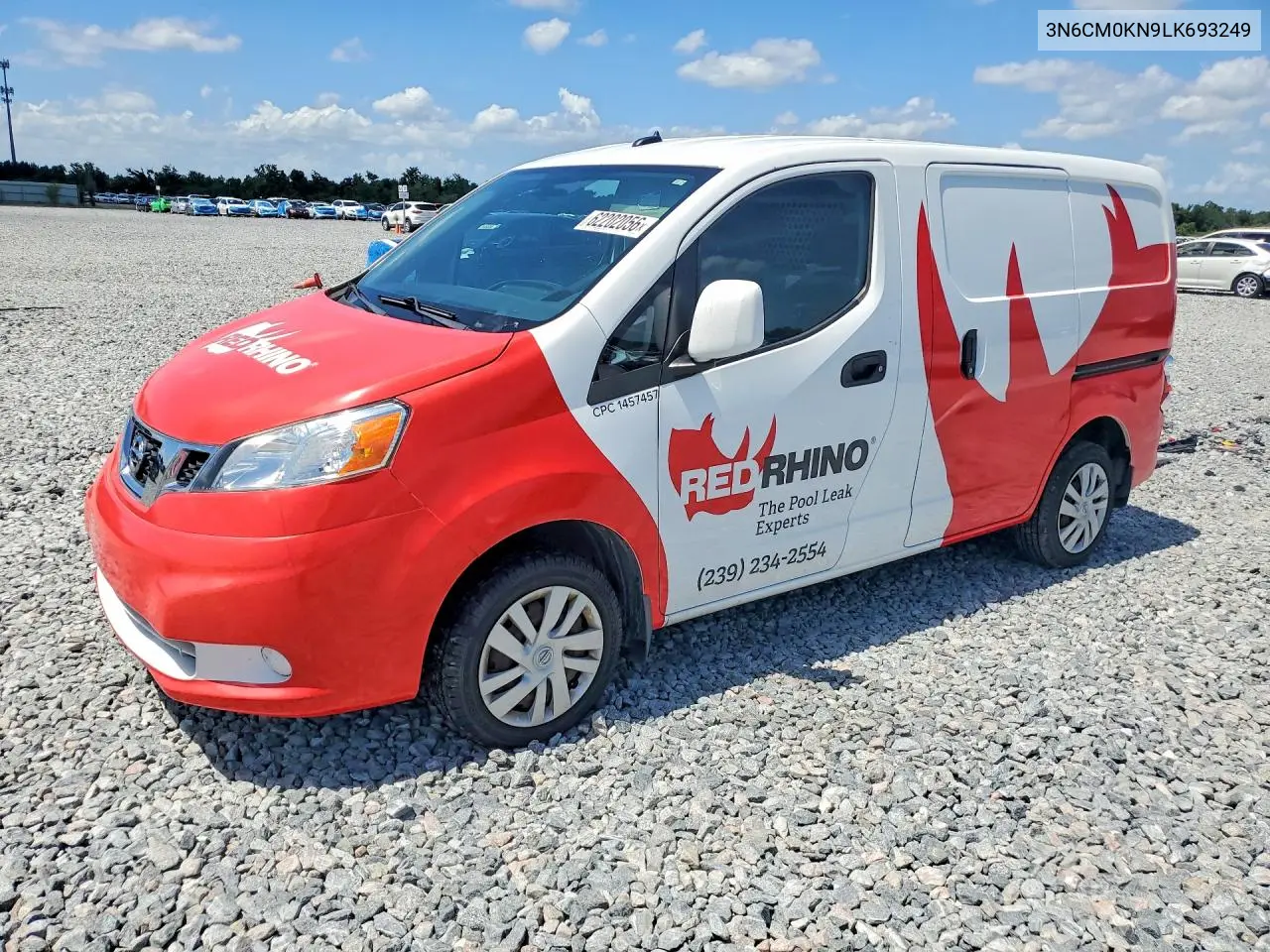 2020 Nissan Nv200 Sv VIN: 3N6CM0KN9LK693249 Lot: 62202056