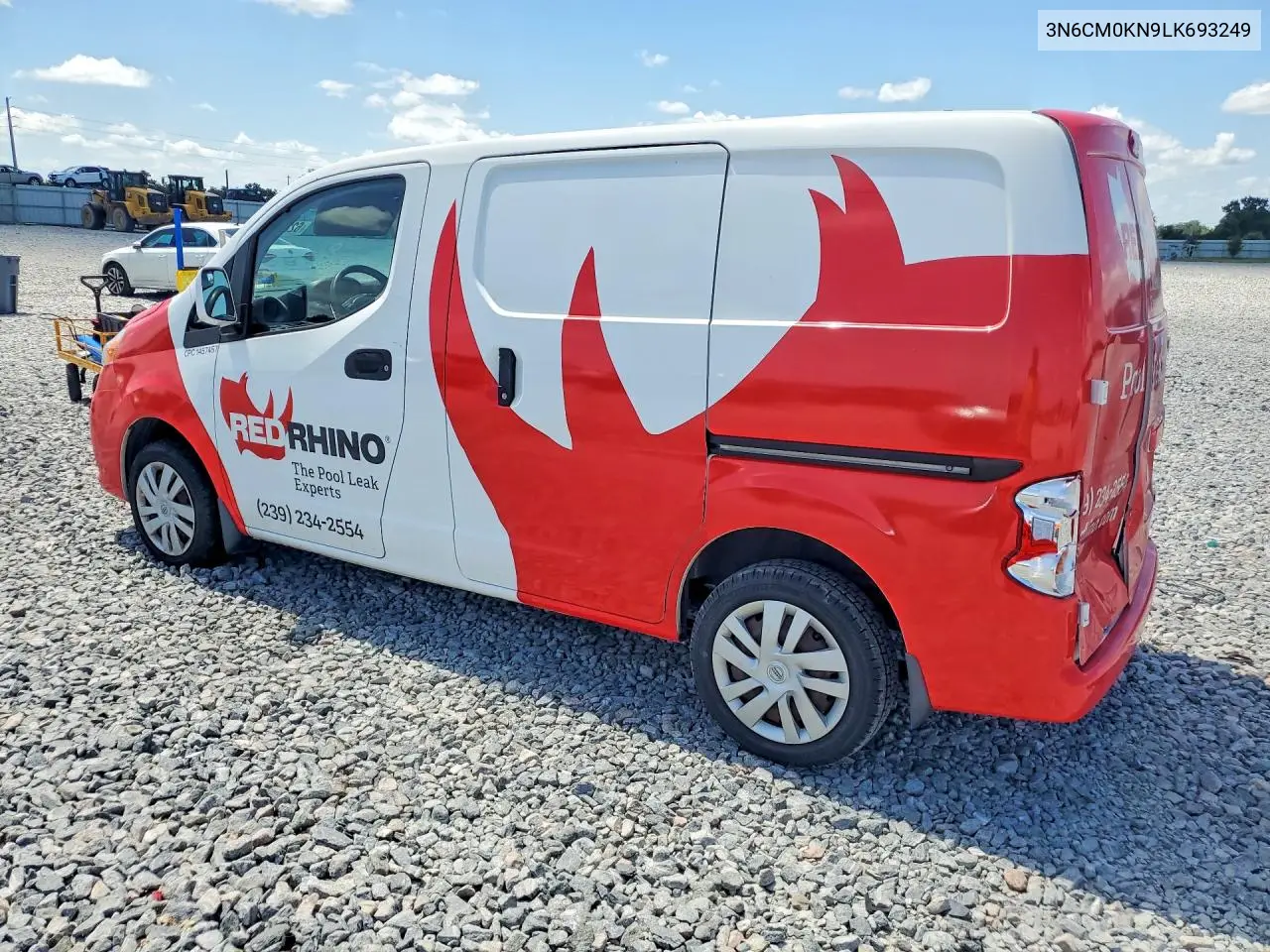 2020 Nissan Nv200 Sv VIN: 3N6CM0KN9LK693249 Lot: 62202056