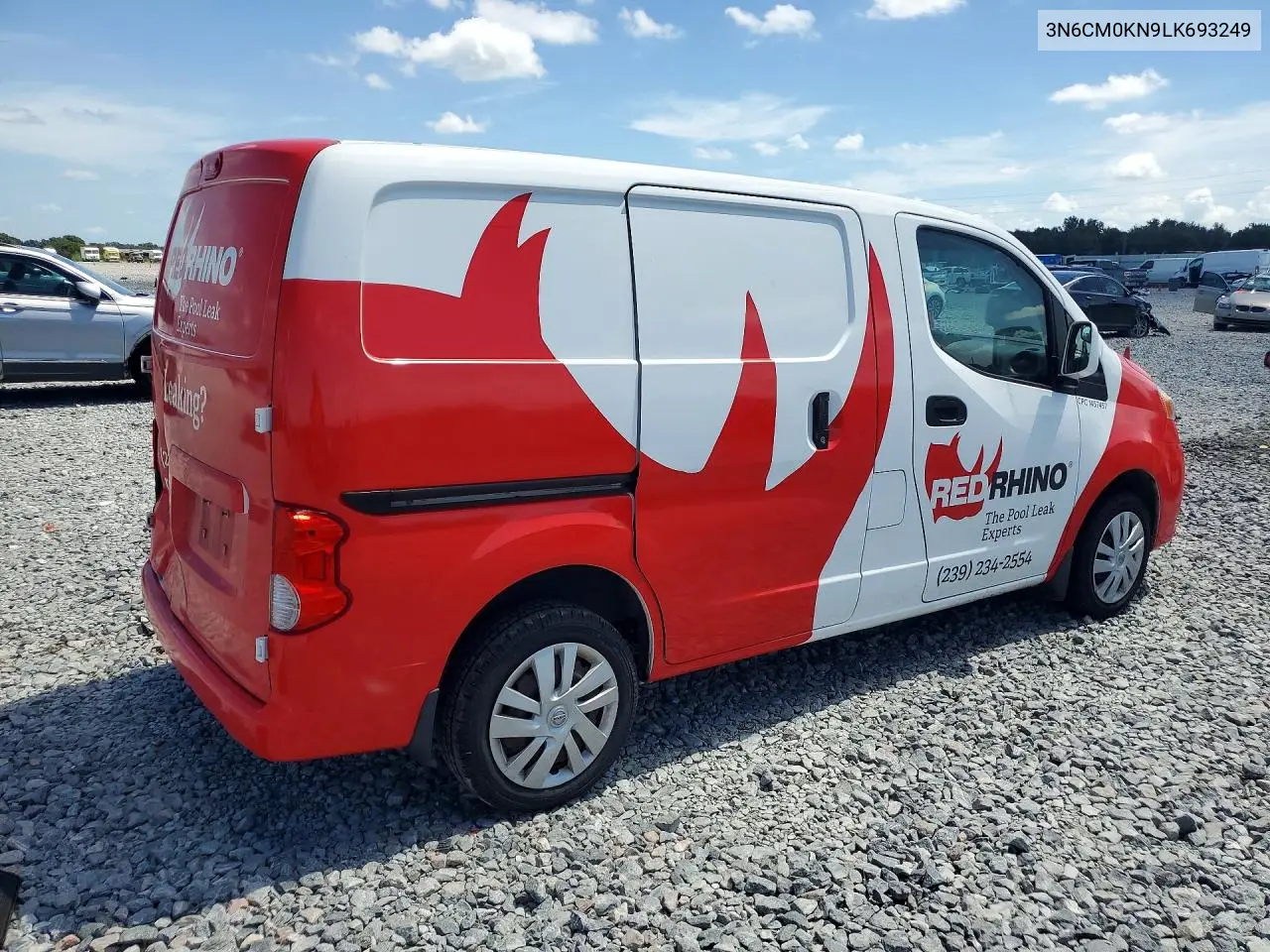 2020 Nissan Nv200 Sv VIN: 3N6CM0KN9LK693249 Lot: 62202056