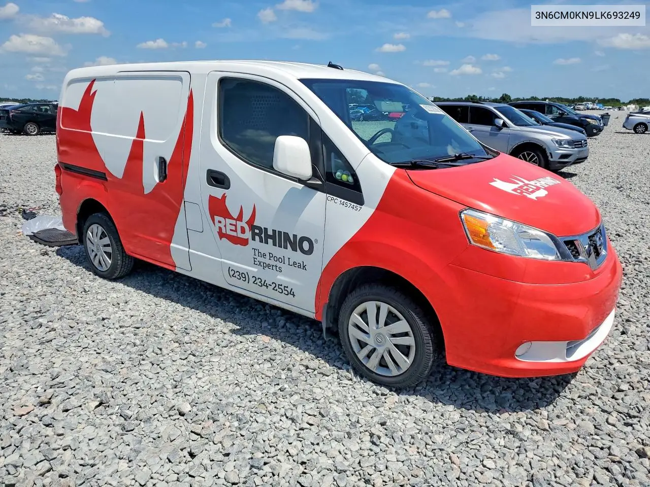 2020 Nissan Nv200 Sv VIN: 3N6CM0KN9LK693249 Lot: 62202056
