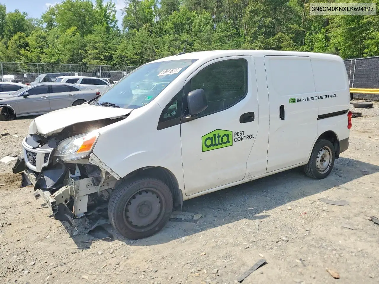 2020 Nissan Nv200 Delivery Van VIN: 3N6CM0KNXLK694197 Lot: 85631865