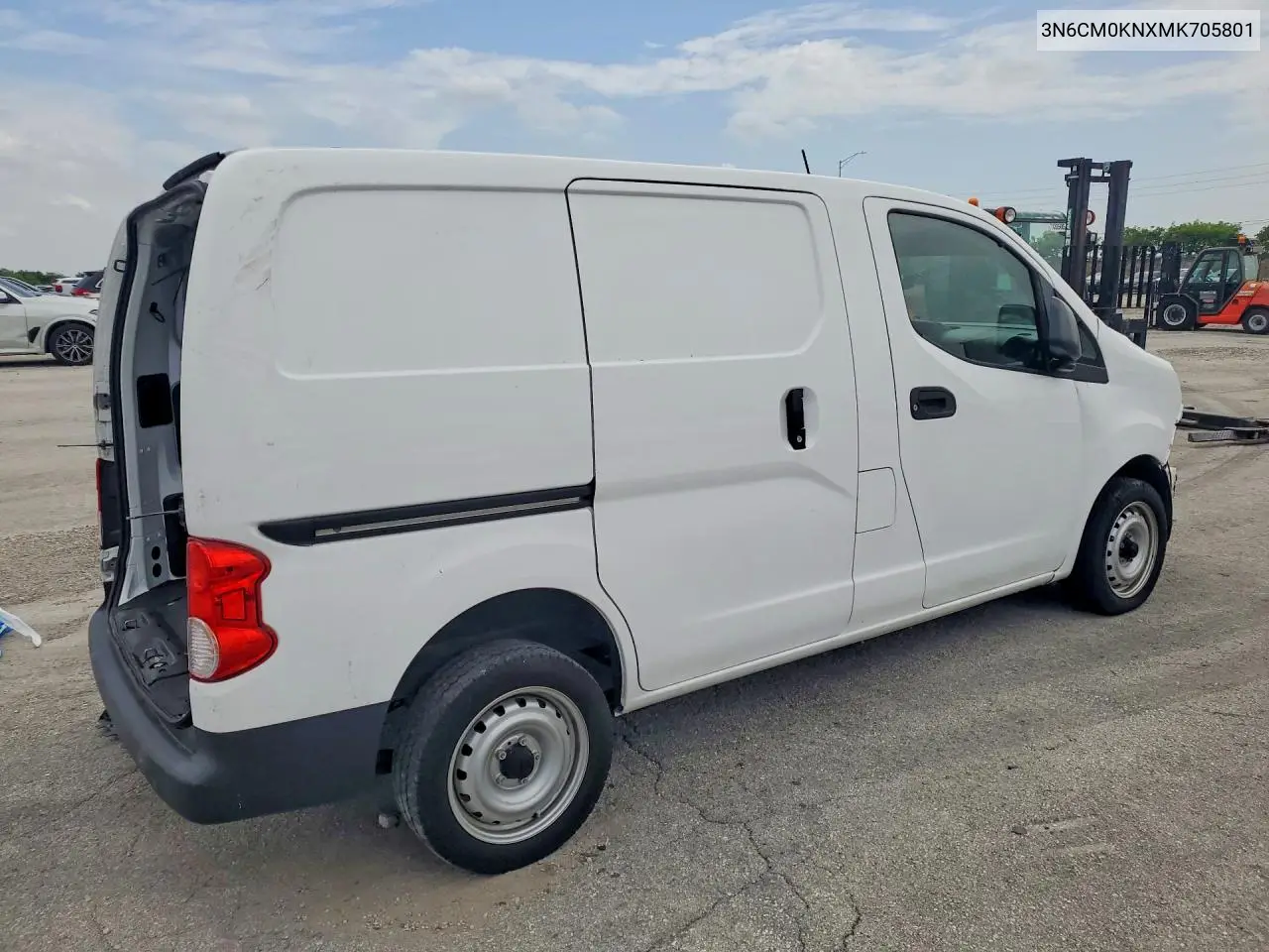 2021 Nissan Nv200 S VIN: 3N6CM0KNXMK705801 Lot: 58230606