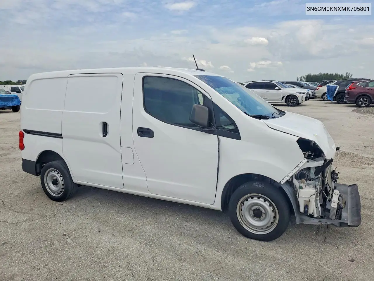 2021 Nissan Nv200 S VIN: 3N6CM0KNXMK705801 Lot: 58230606