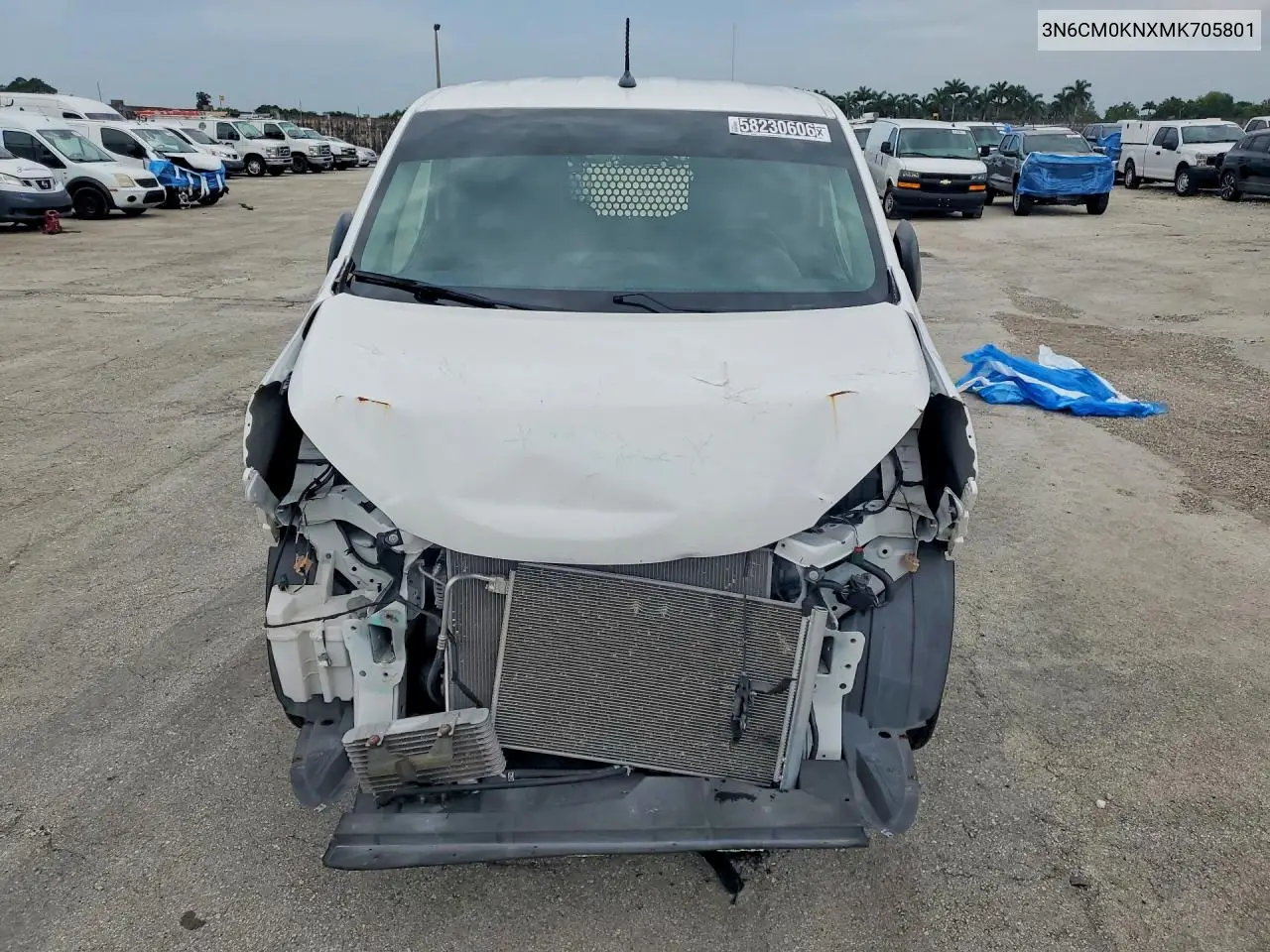 2021 Nissan Nv200 S VIN: 3N6CM0KNXMK705801 Lot: 58230606