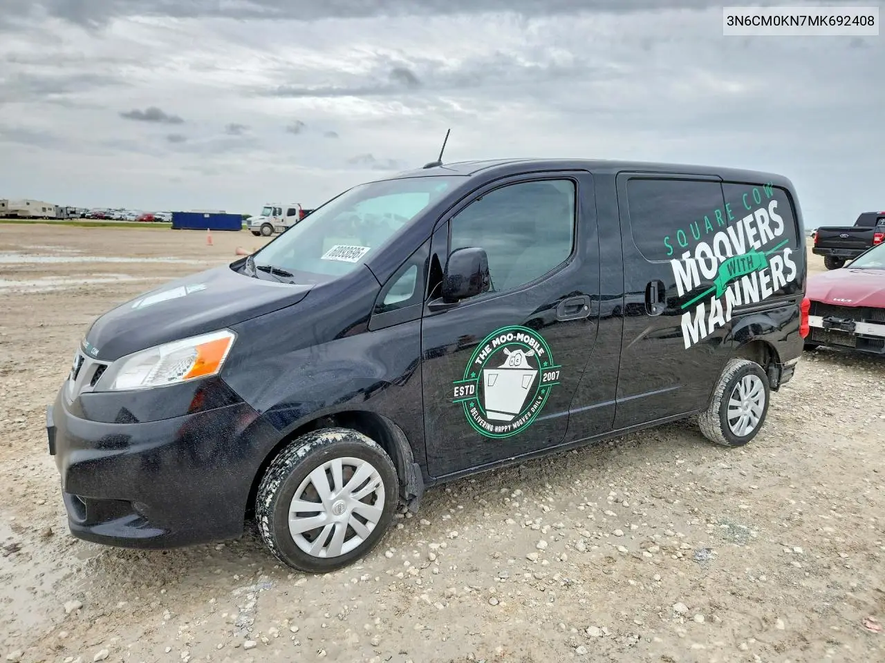 2021 Nissan Nv200 Sv VIN: 3N6CM0KN7MK692408 Lot: 60893696