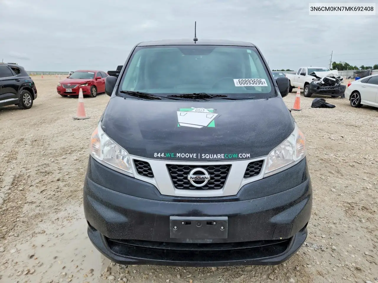 2021 Nissan Nv200 Sv VIN: 3N6CM0KN7MK692408 Lot: 60893696