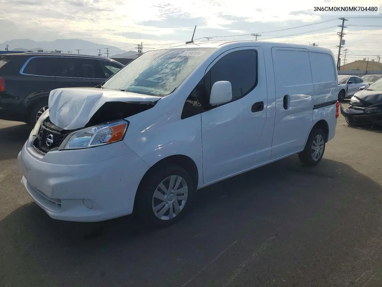 2021 Nissan Nv200 Sv VIN: 3N6CM0KN0MK704480 Lot: 62142136
