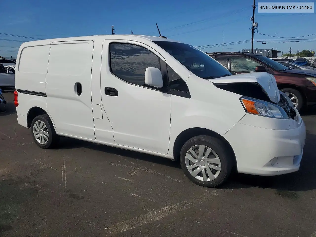 2021 Nissan Nv200 Sv VIN: 3N6CM0KN0MK704480 Lot: 62142136