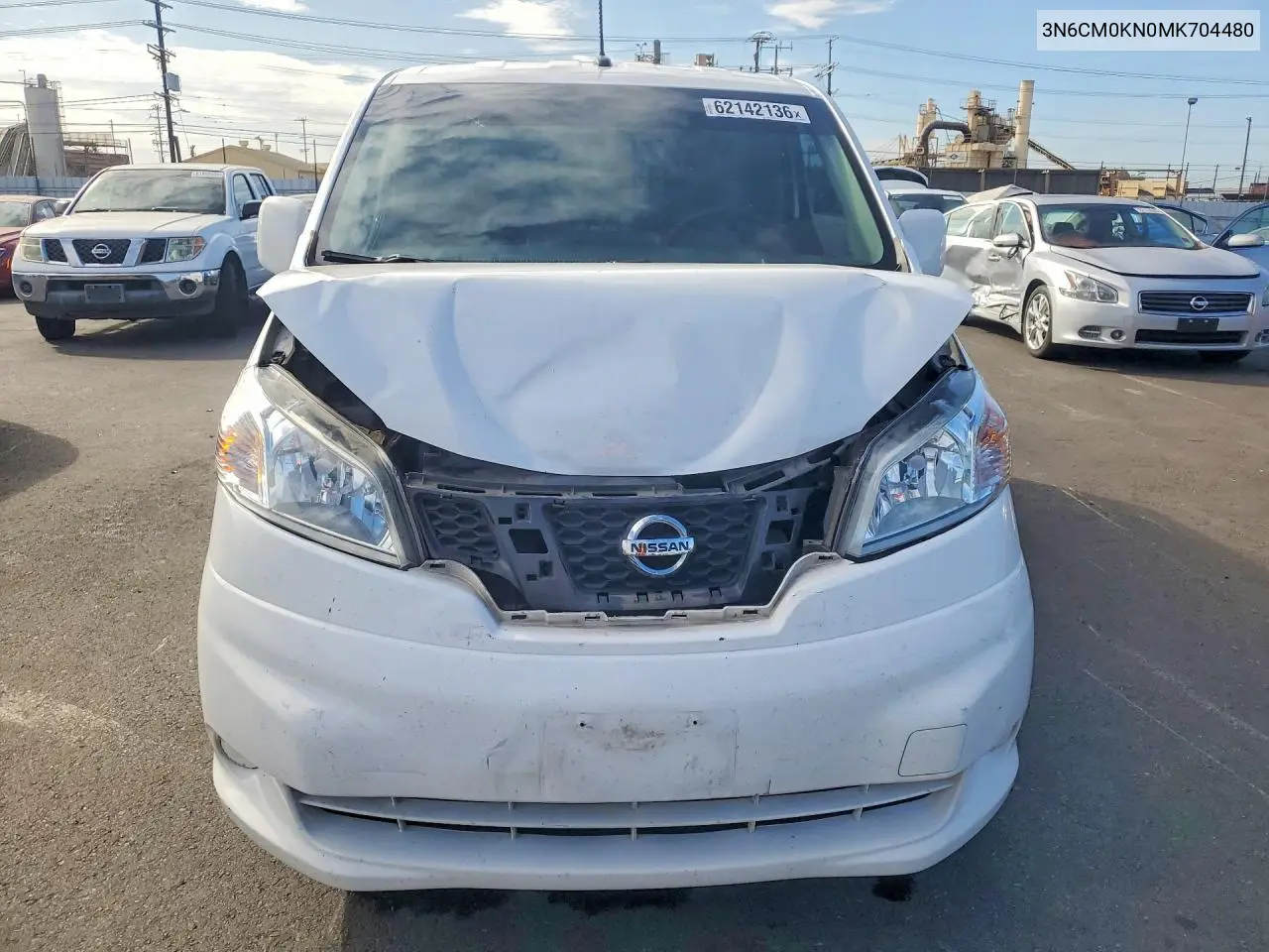 2021 Nissan Nv200 Sv VIN: 3N6CM0KN0MK704480 Lot: 62142136