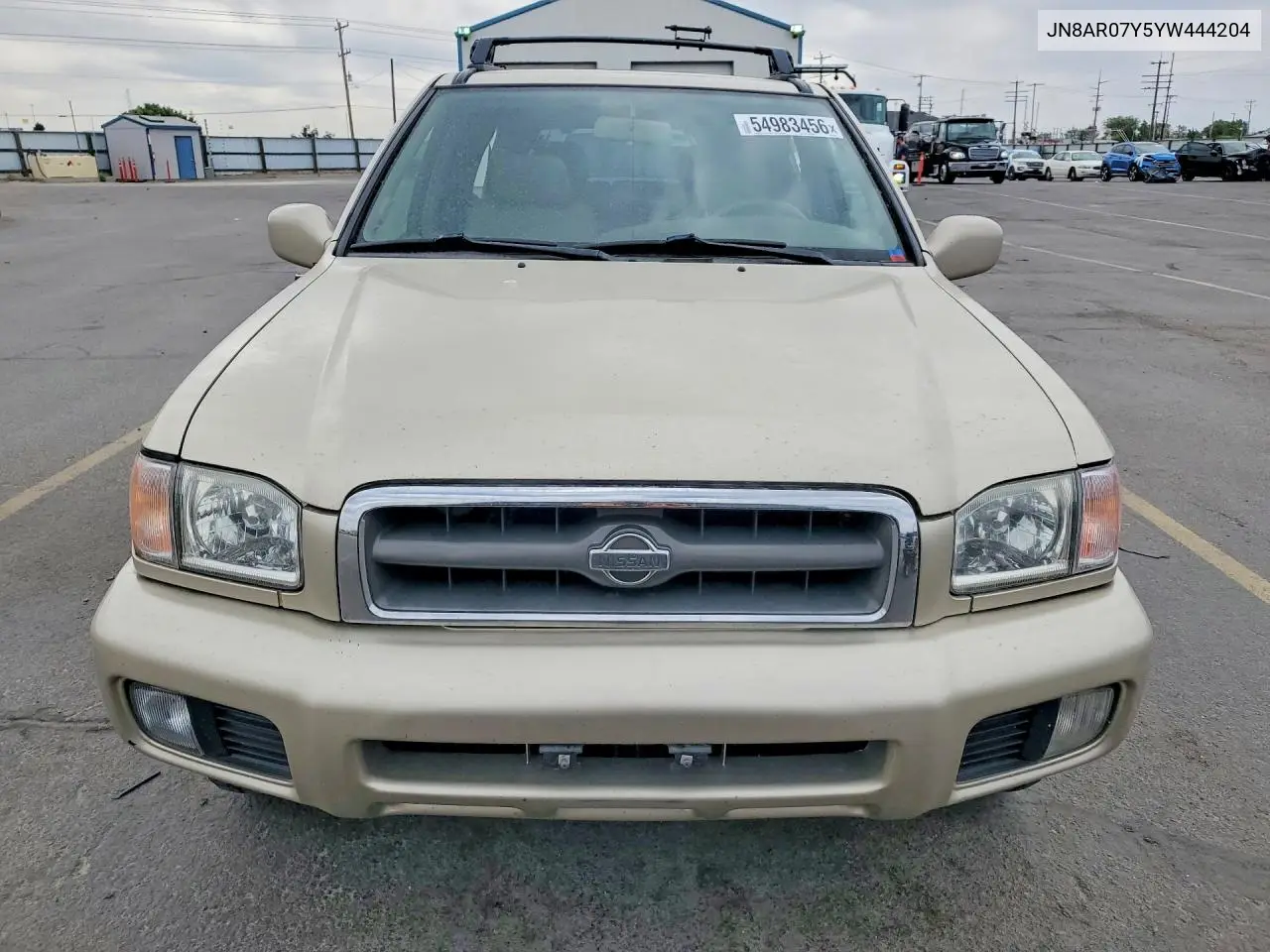2000 Nissan Pathfinder Xe VIN: JN8AR07Y5YW444204 Lot: 54983456